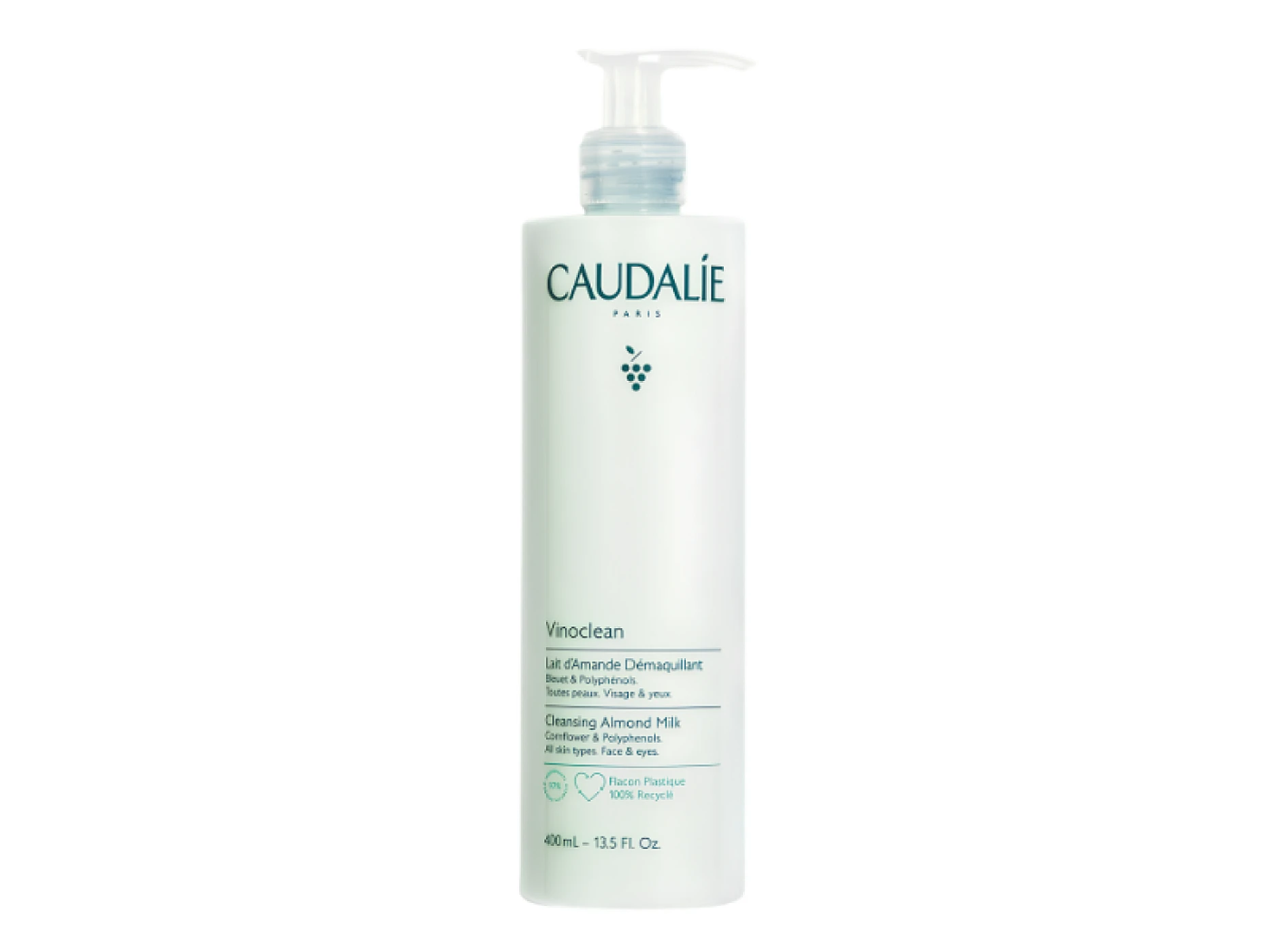 Caudalie Vinoclean Lait d'Amande Démaquillant 400ML – Caudalie 400ml