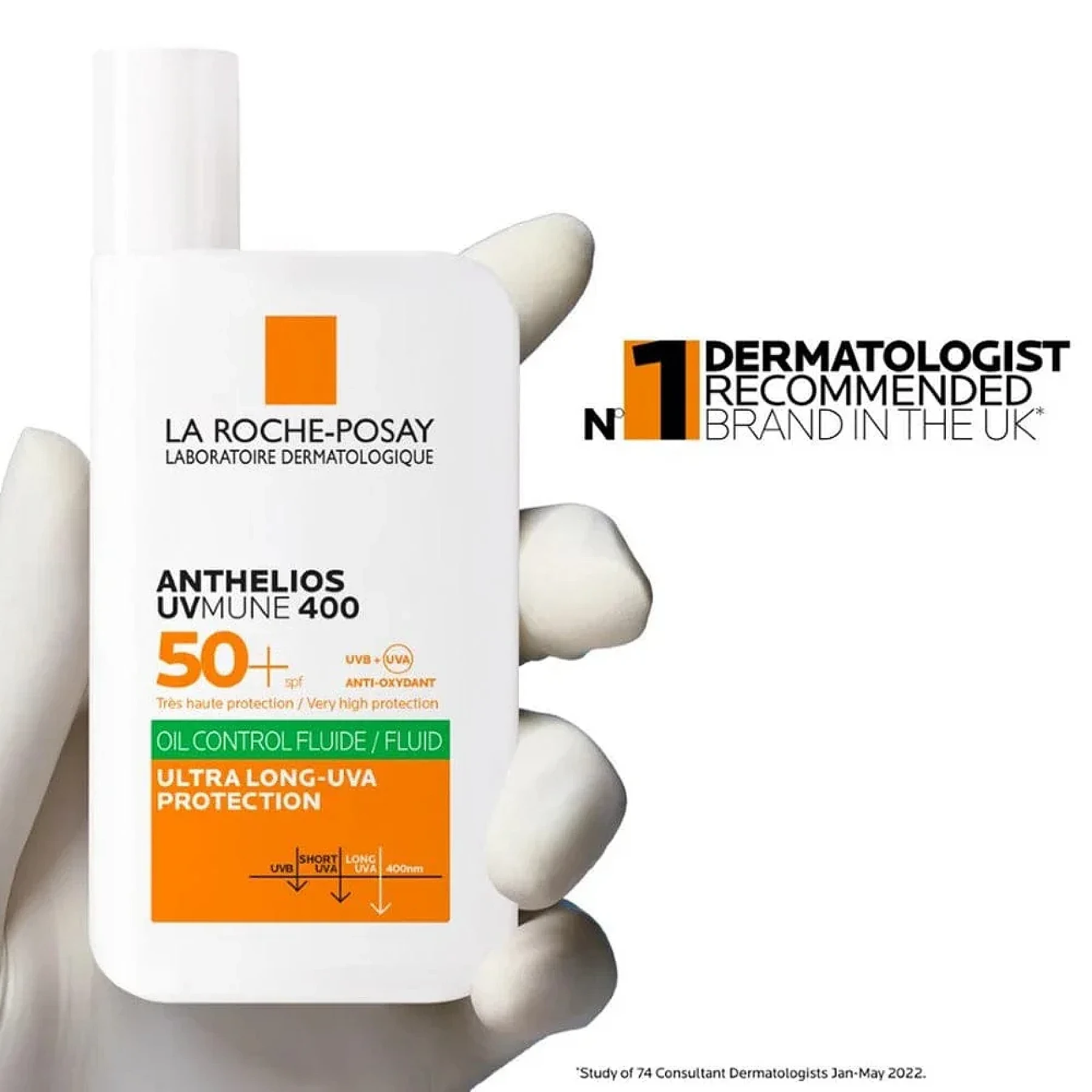 La Roche Posay Anthelios UVMune 400 Fluide Oil Control SPF50+ 50 ml – La Roche-Posay 50ML