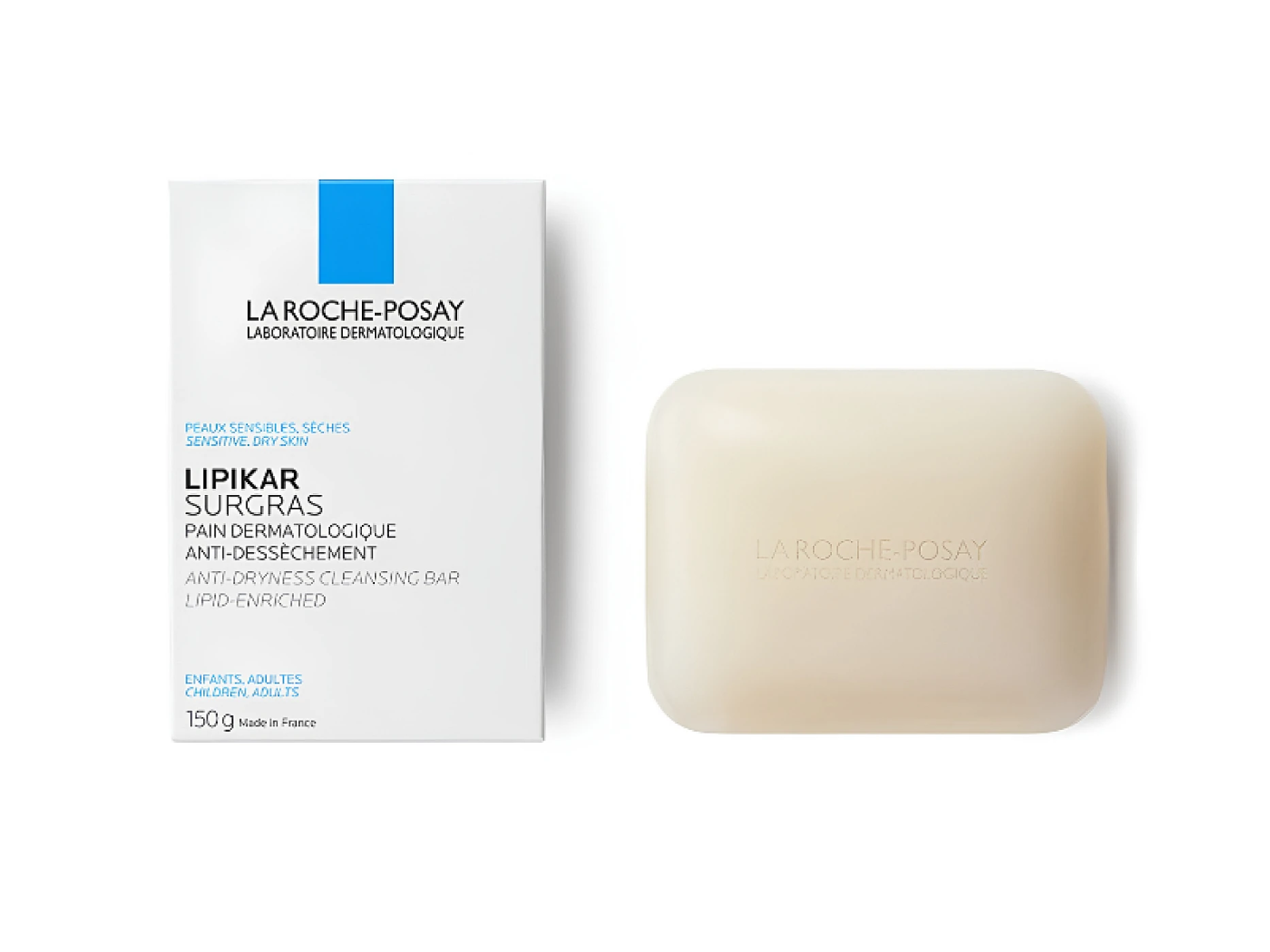 La Roche Posay Lipikar Pain Surgras Physiologique Anti-Dessèchement 150 g – La Roche-Posay 150G