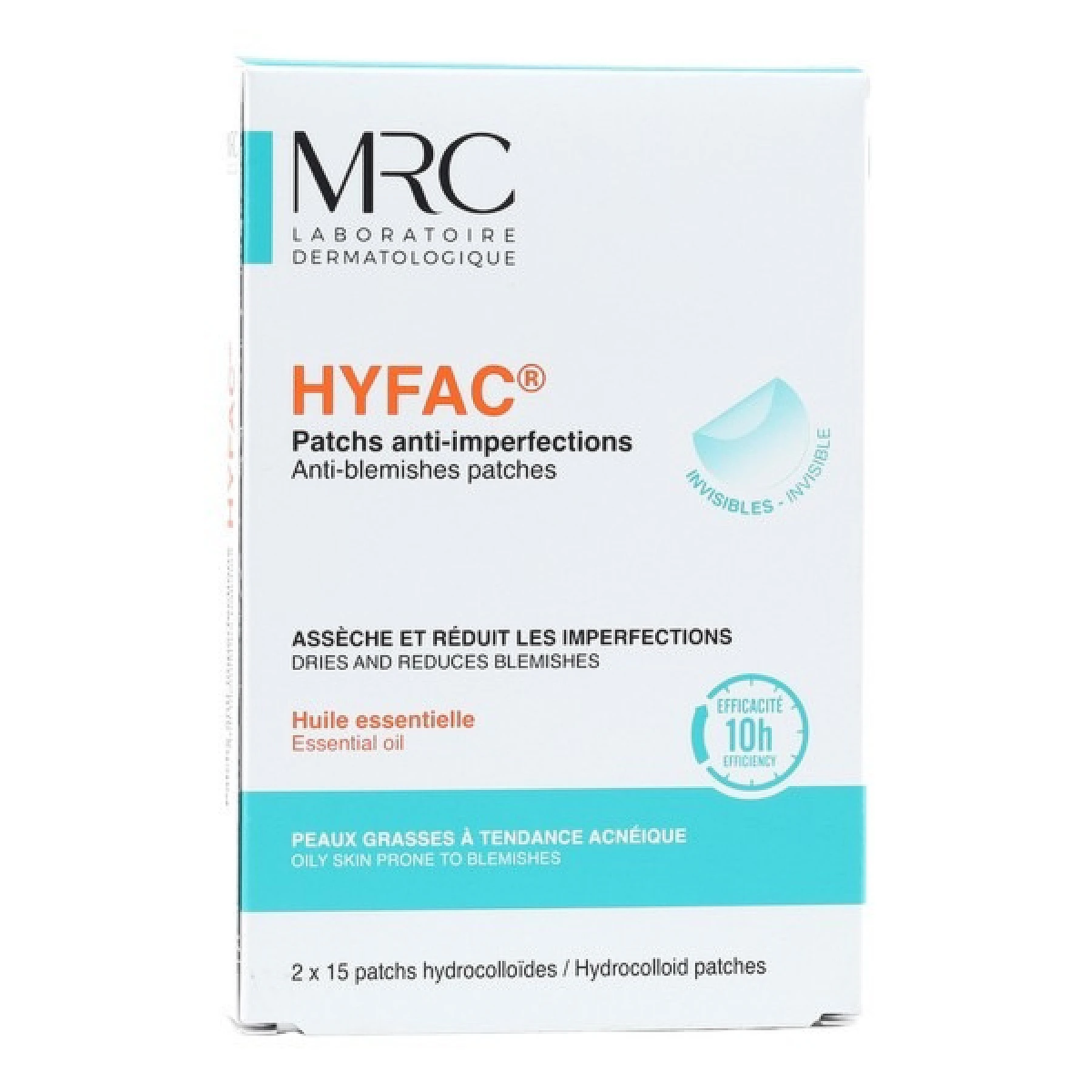 Patchs anti-acné et anti-imperfections Hyfac – HYFAC 15 STICKS