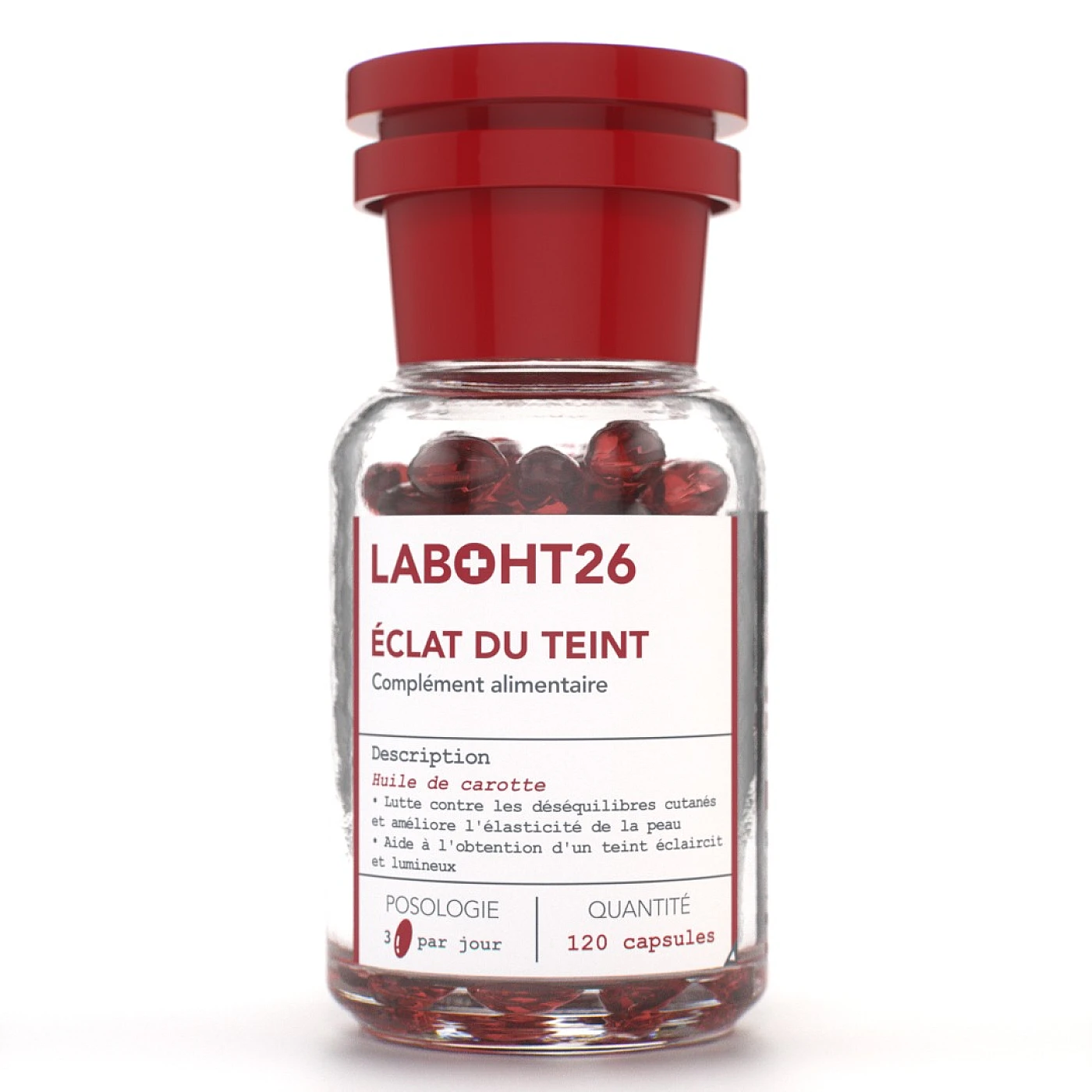 HT26 Huile Carotte Capsules B/120 – HT26 Boîte de 120
