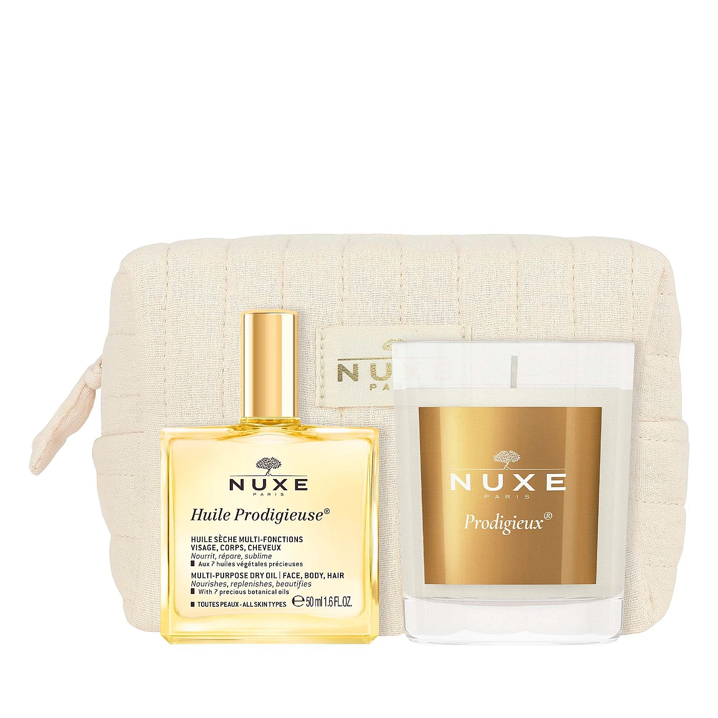 Huile Prodigieuse et sa Bougie Parfumée 50ml – Nuxe