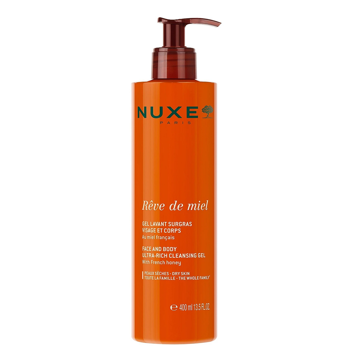 Rêve de Miel Gel Lavant Surgras Visage et Corps 400ml – Nuxe 400ml
