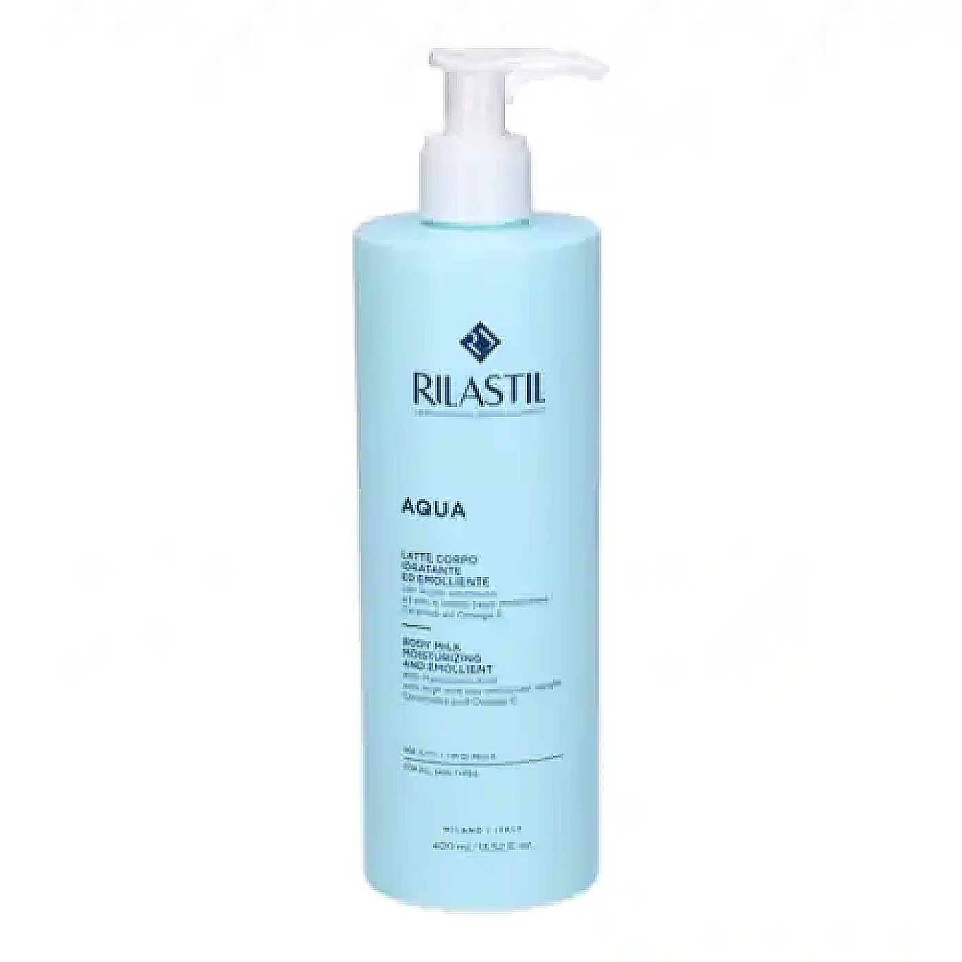 RILASTIL Aqua Lait Corps Hydratant et Émollient 400ml – Rilastil 400 ml