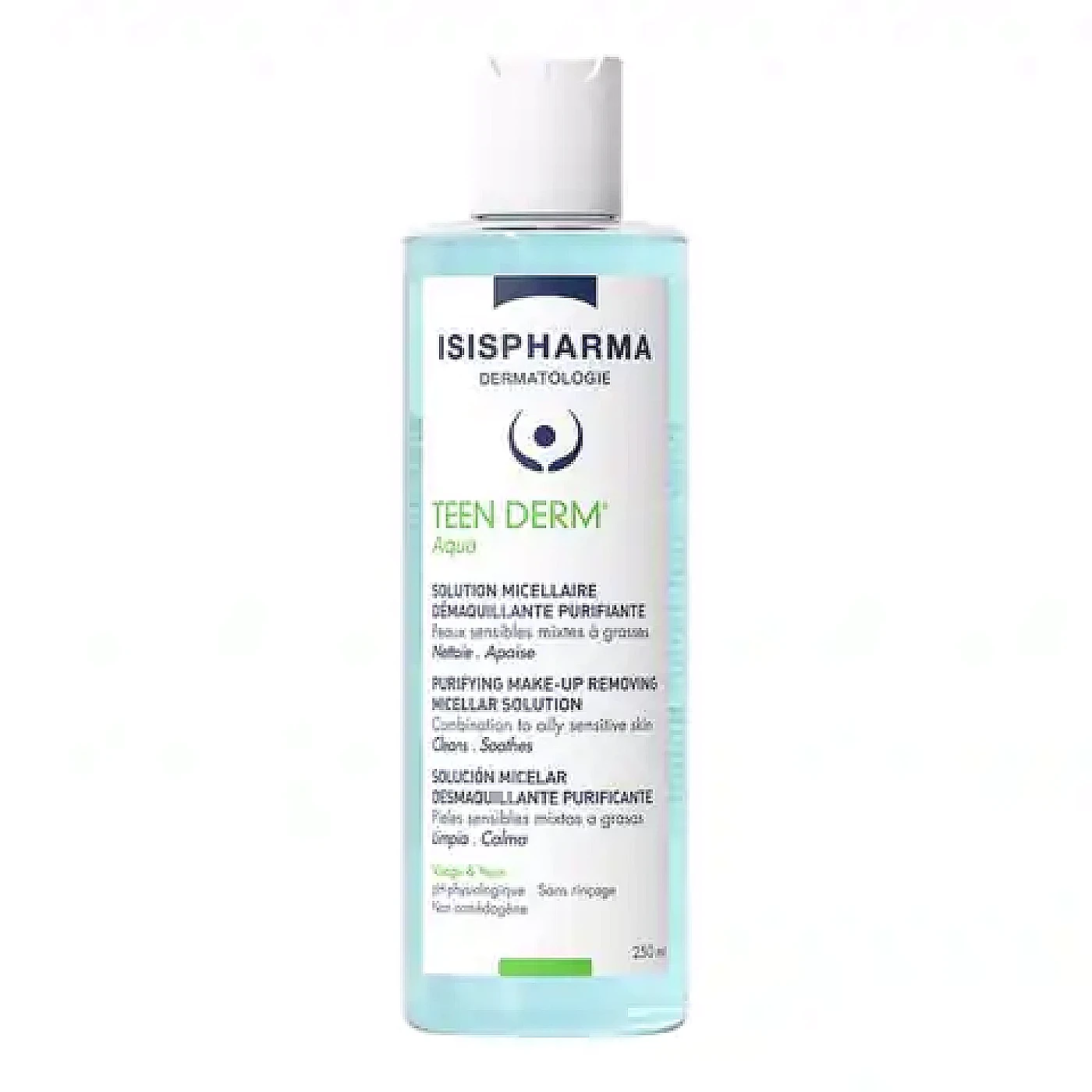 ISISPHARMA Teen Derm Aqua Solution Micellaire Purifiante 250ml – Isispharma 250 ml