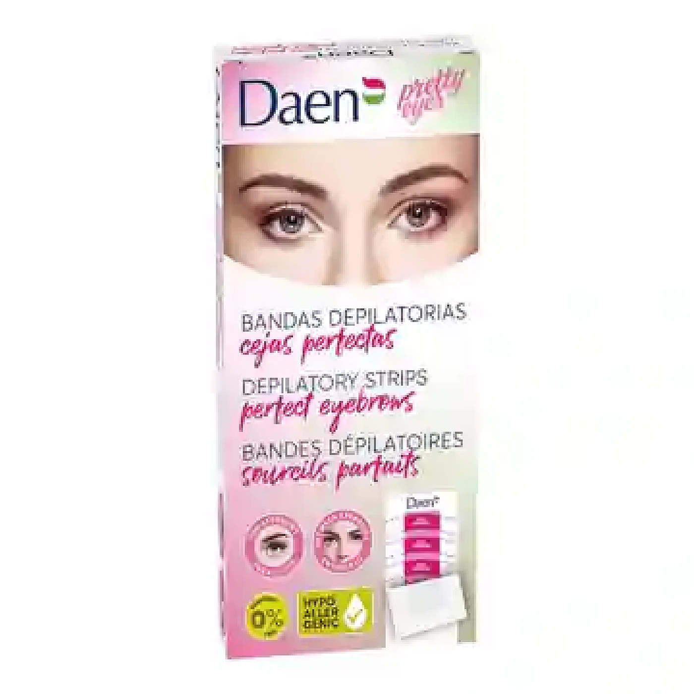 DAEN Bandes de Cire Froide Sourcils Parfaits 6 bandes – Daen 6 bandes