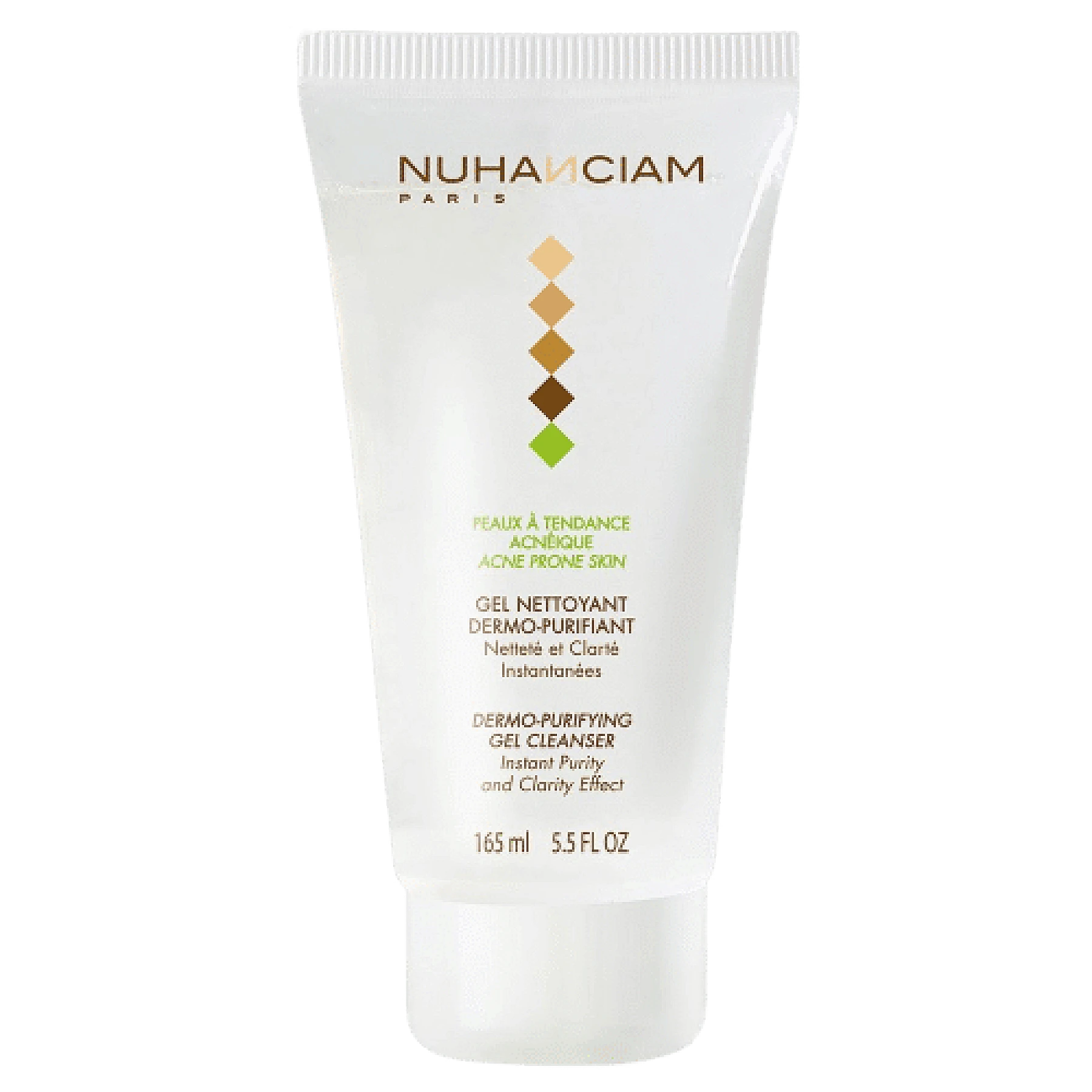 NUHANCIAM GEL NETTOYANT DERMO PURIF 165ML