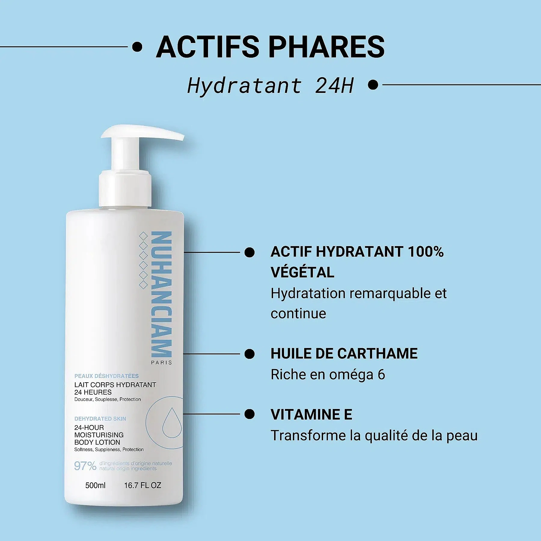 NUHANCIAM HYDRA 24H 500ML