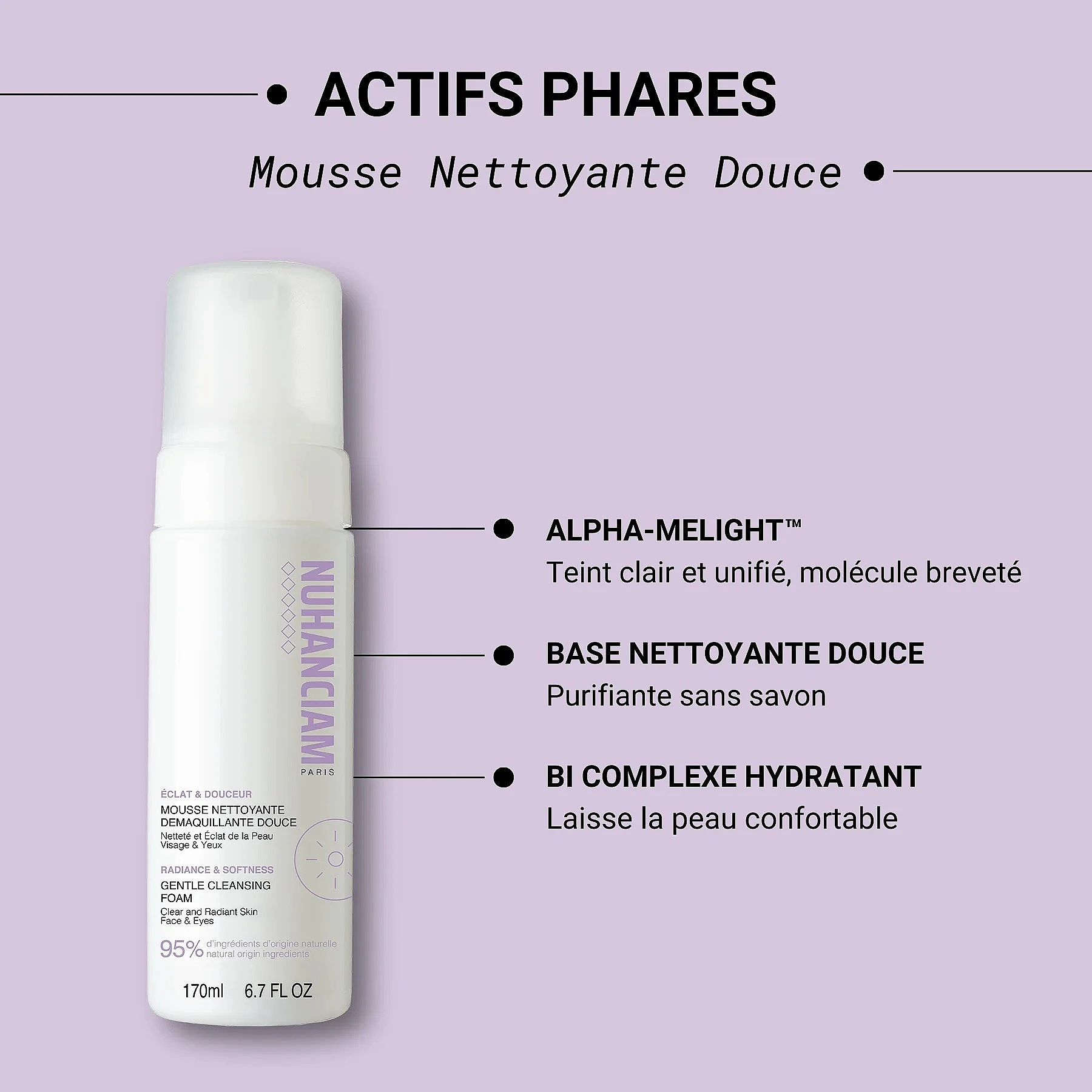 NUHANCIAM MOUSSE 170ML