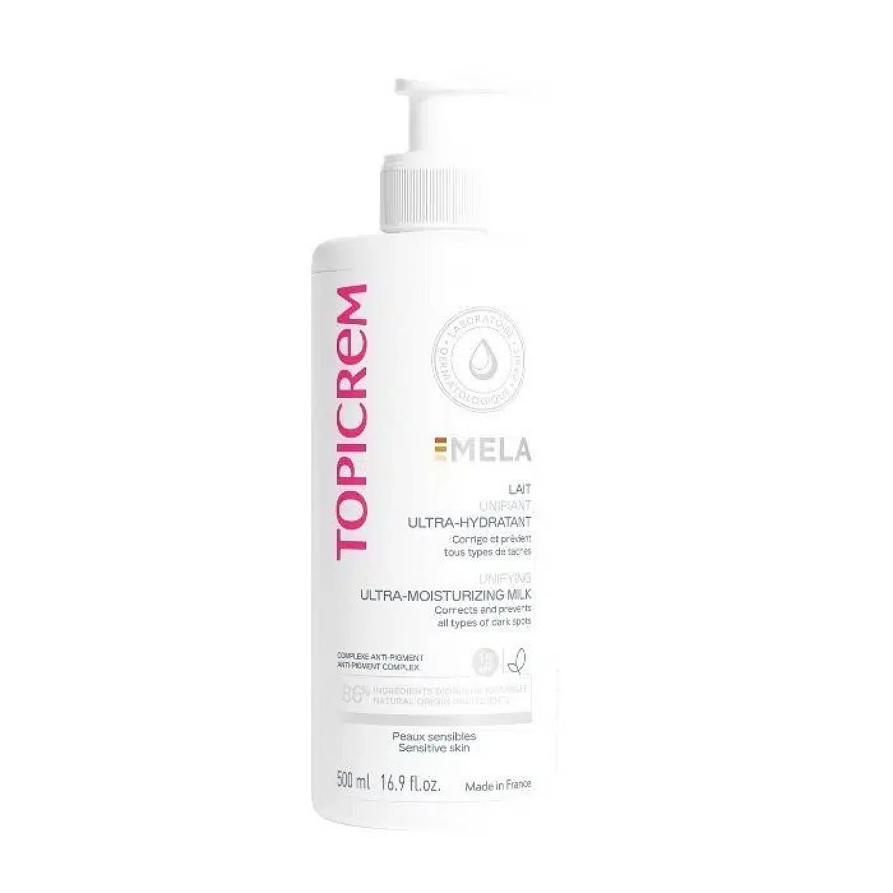 TOPICREM MELA LAIT UNIF SPF15 500ML