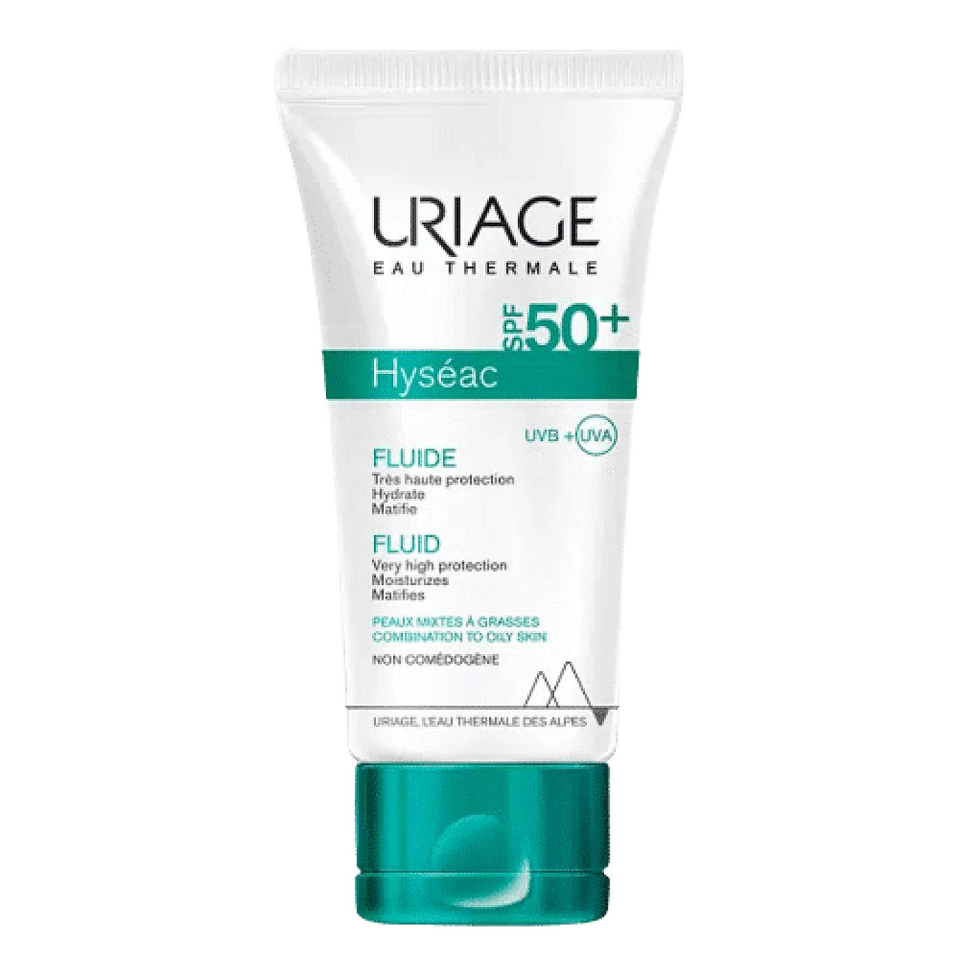 URIAGE HYSÉAC – Fluide SPF50+ TRÈS HAUTE PROTECTION (Soins peaux à tendance acnéique) 50 ml