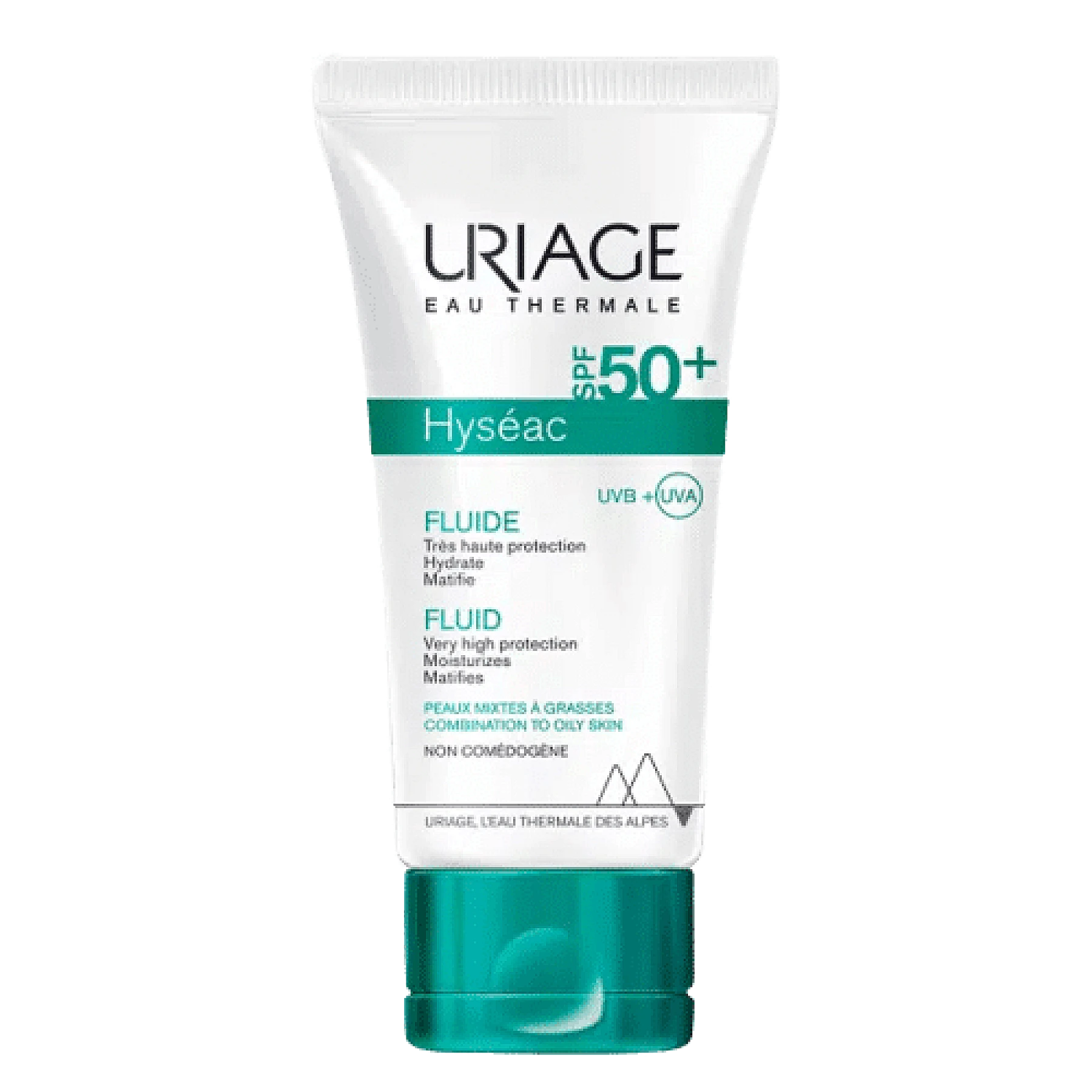 URIAGE HYSÉAC – Fluide SPF50+ TRÈS HAUTE PROTECTION (Soins peaux à tendance acnéique) 50 ml