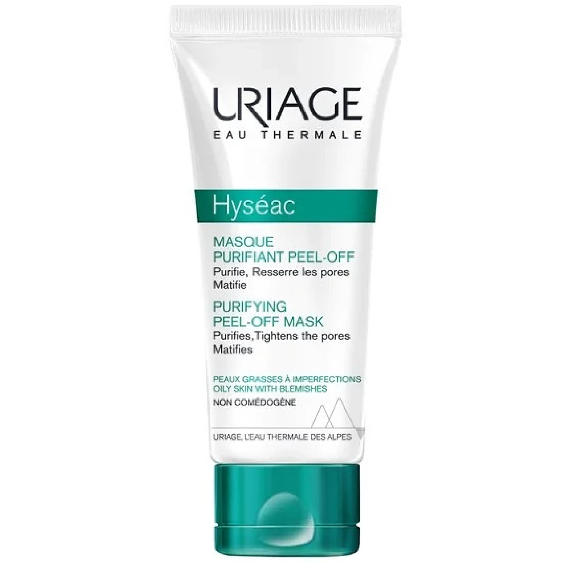 Uriage HYSEAC Masque Purifiant Peel-Off : Purifie Resserre les pores Matifie Visage Peaux Grasses à Imperfections 50ml