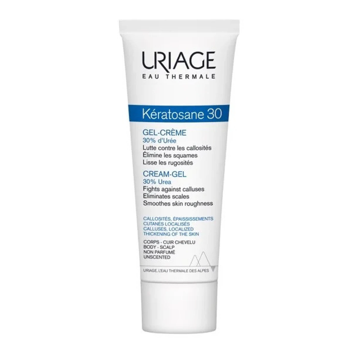 Uriage KERATOSANE 30 Gel Crème 30% Urée Anti-Callosités Peaux Très Sèches 30 ml