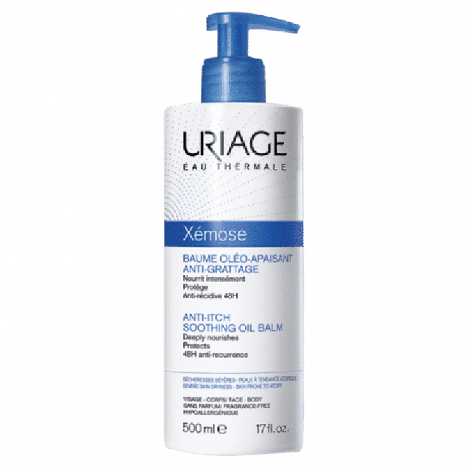 Uriage XÉMOSE Baume Oléo-Apaisant Anti-Grattage 500ml