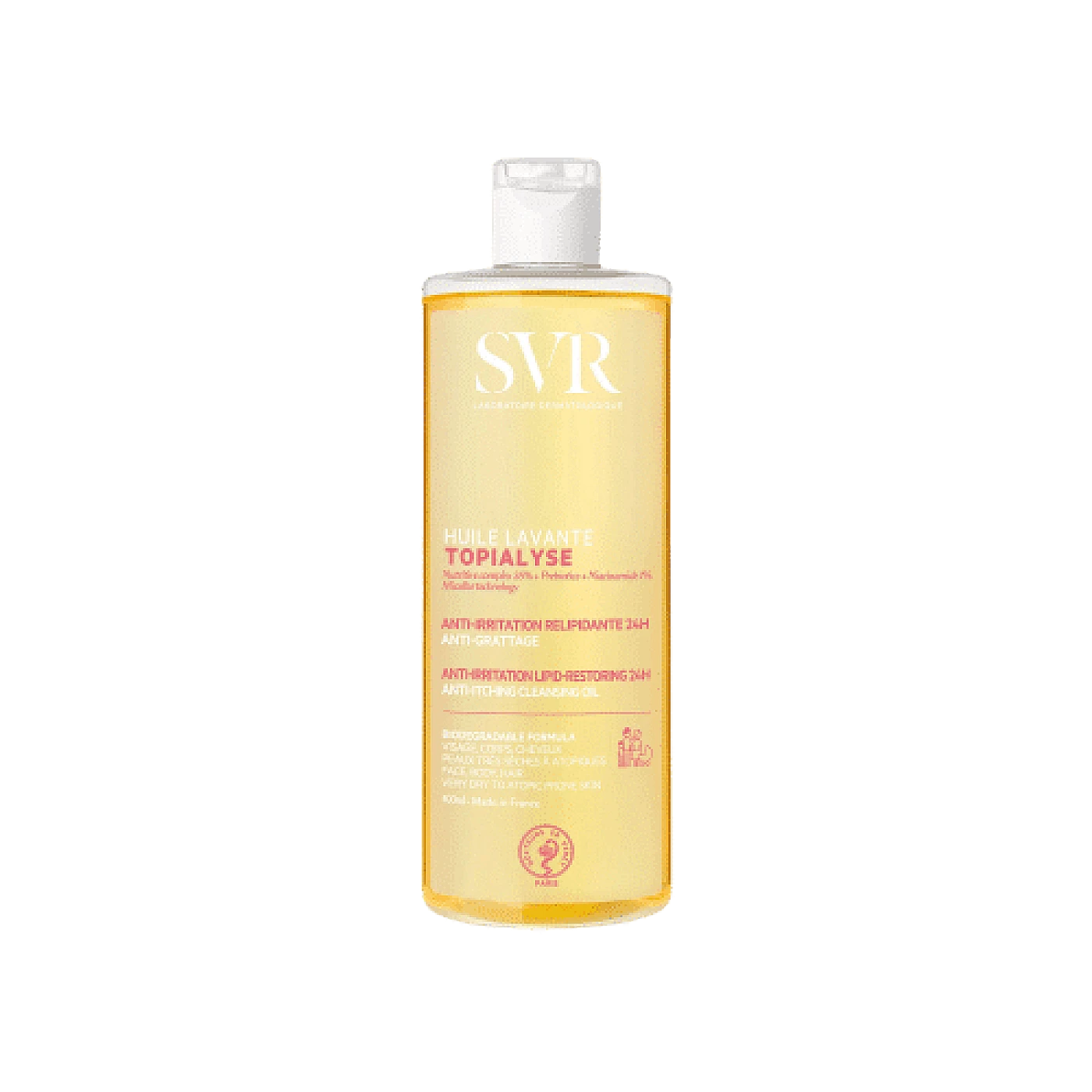  SVR-TOPIALYSE – Huile Lavante Anti-Irritation Relipidante Peaux Sensibles 400 ML