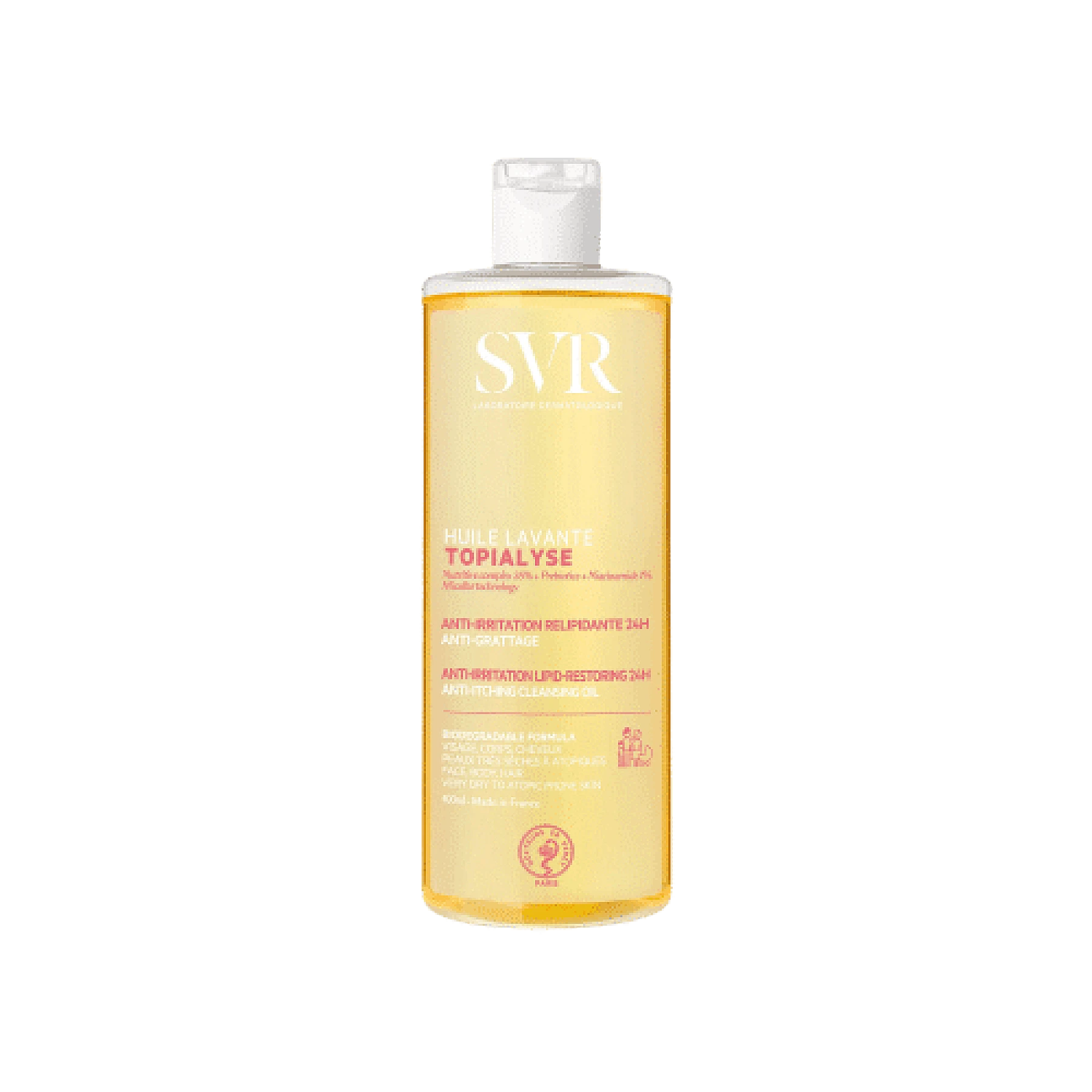  SVR-TOPIALYSE – Huile Lavante Anti-Irritation Relipidante Peaux Sensibles 400 ML