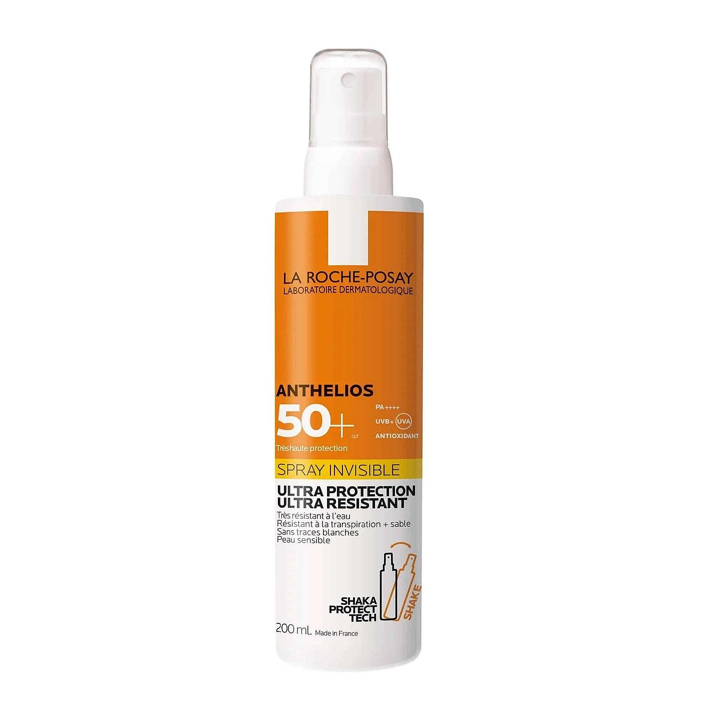 LA ROCHE-POSAY Anthelios Crème Solaire En Spray Invisible Visage et Corps SPF50 200ml