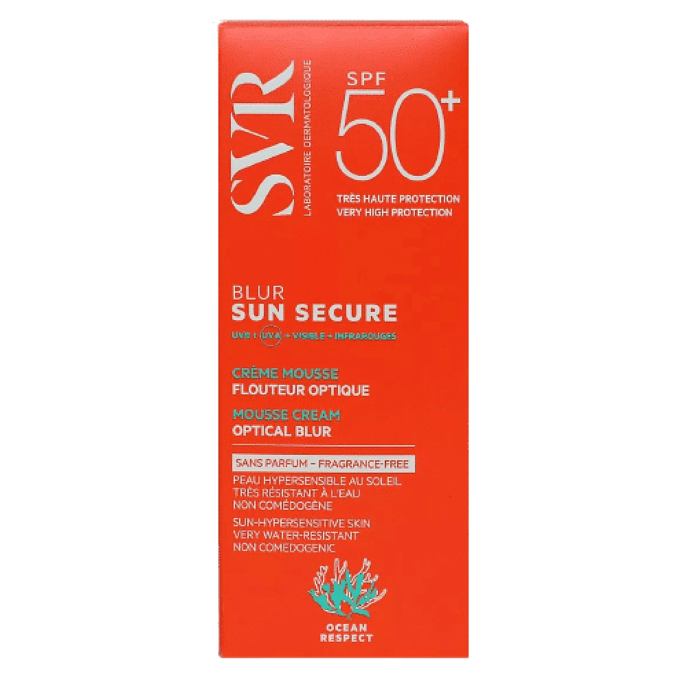 SVR Sun Secure Blur Crème Mousse Flouteur SPF50 Sans Parfum 50 ml