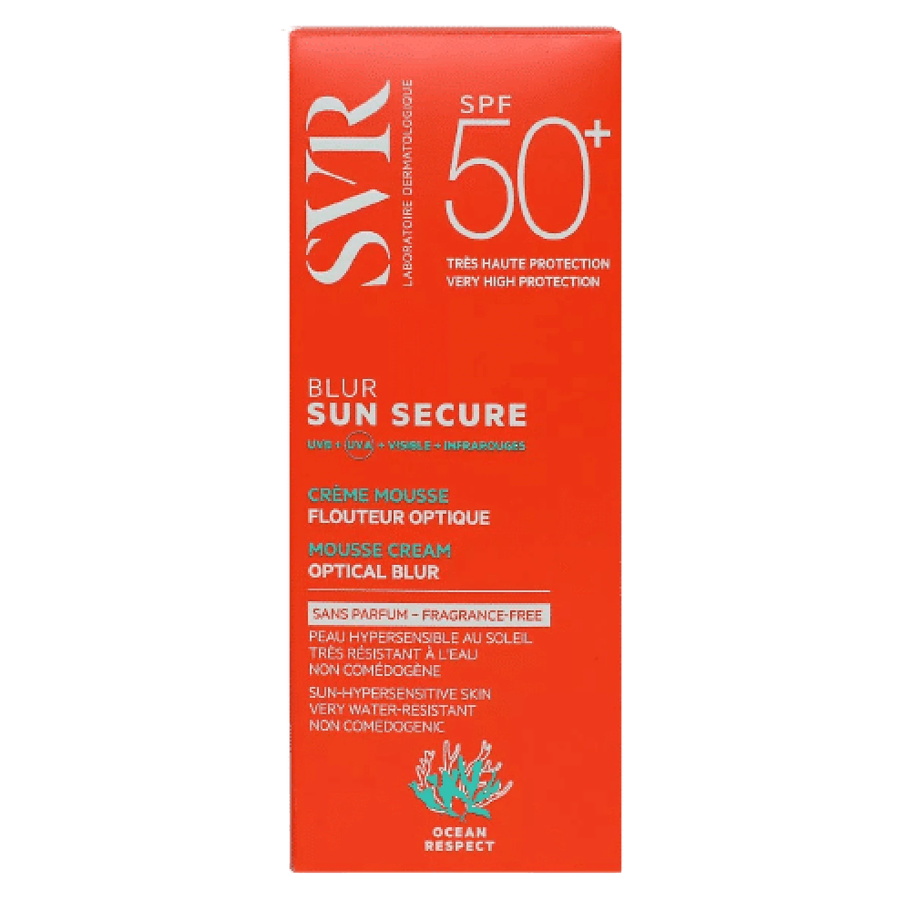 SVR Sun Secure Blur Crème Mousse Flouteur SPF50 Sans Parfum 50 ml