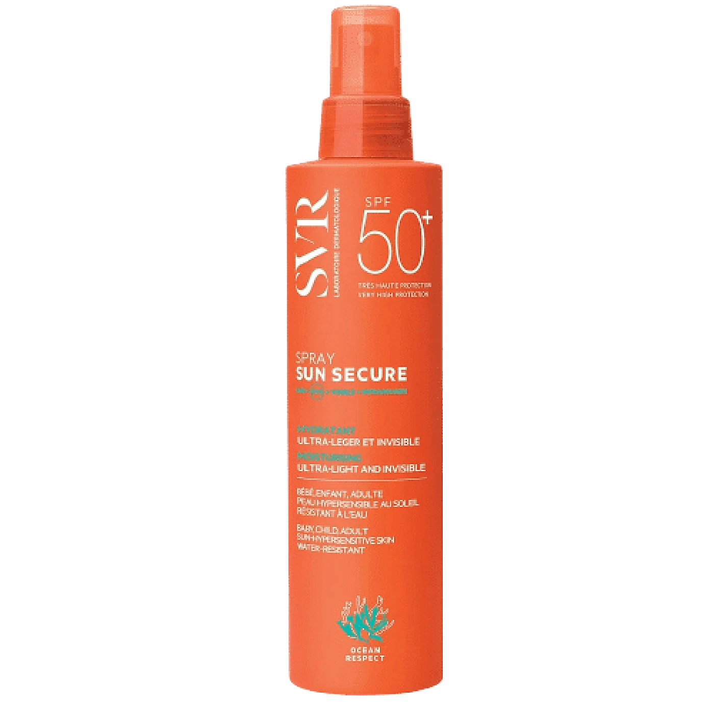 Svr Sun Secure Spray Lait-en-brume Hydratant Spf50+ 200 ml