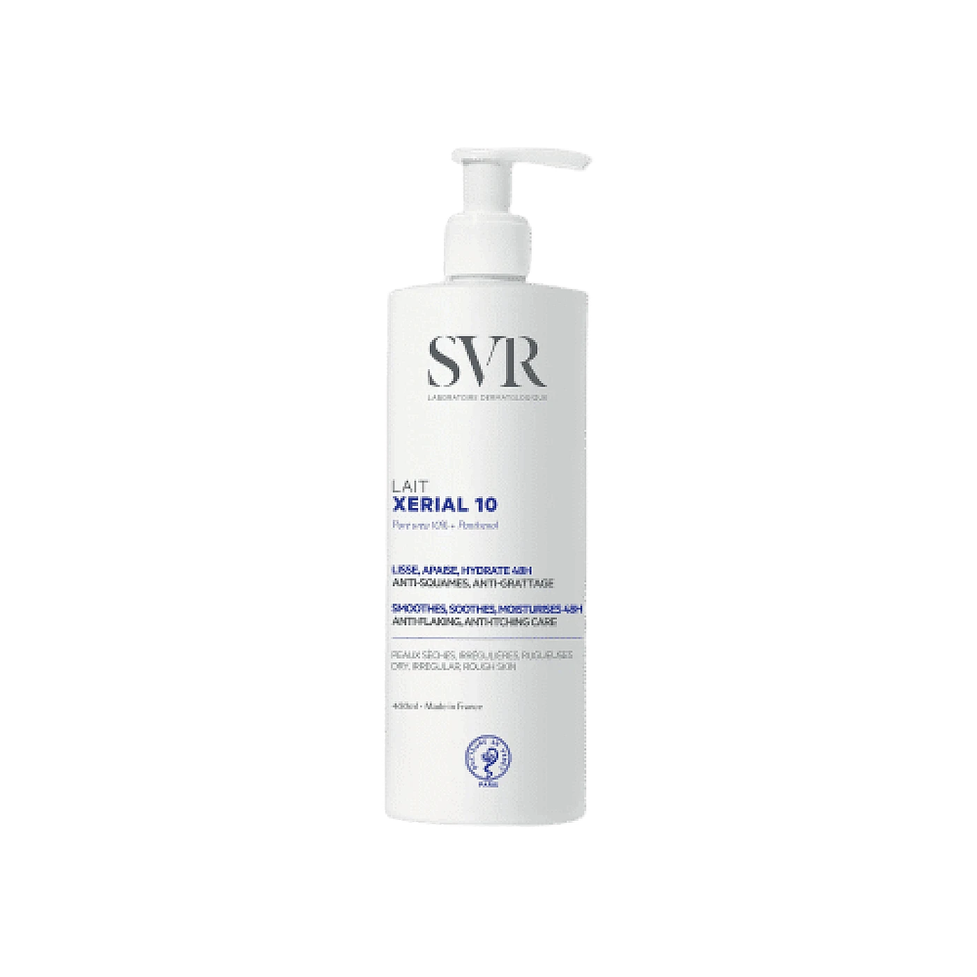 SVR XERIAL – Xerial 10 Lait Corps Peaux Sèches Sensibles et Squameuses 400ml