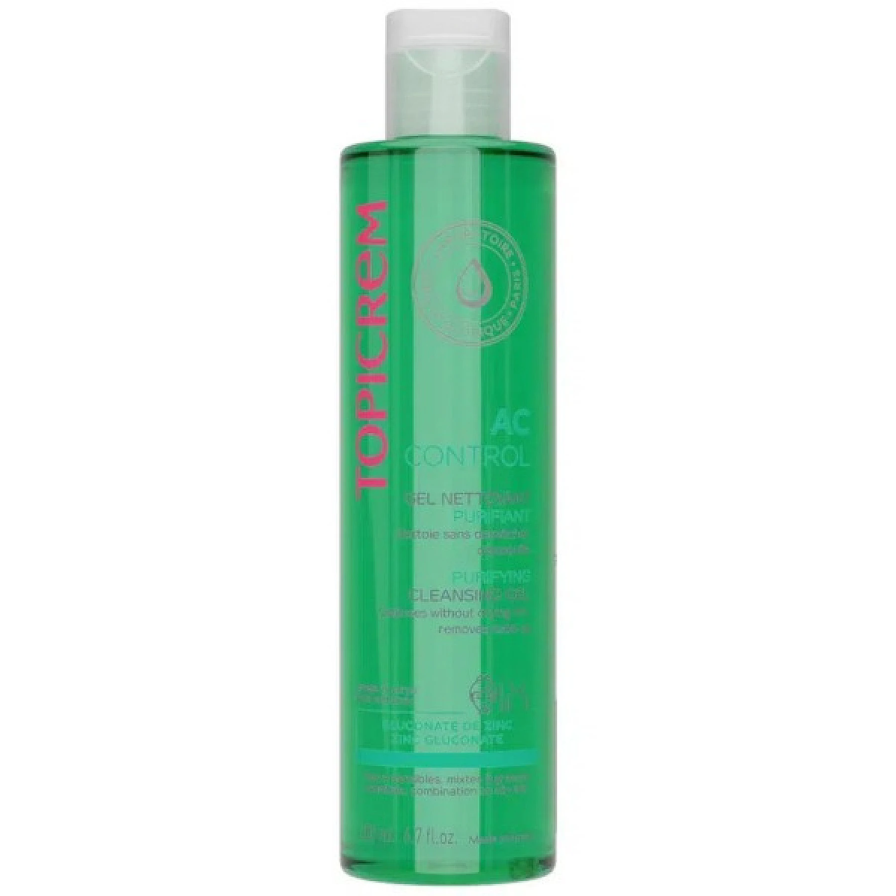 Topicrem Ac Gel Nettoyant Purifiant Peaux Mixtes A Grasses 200ml