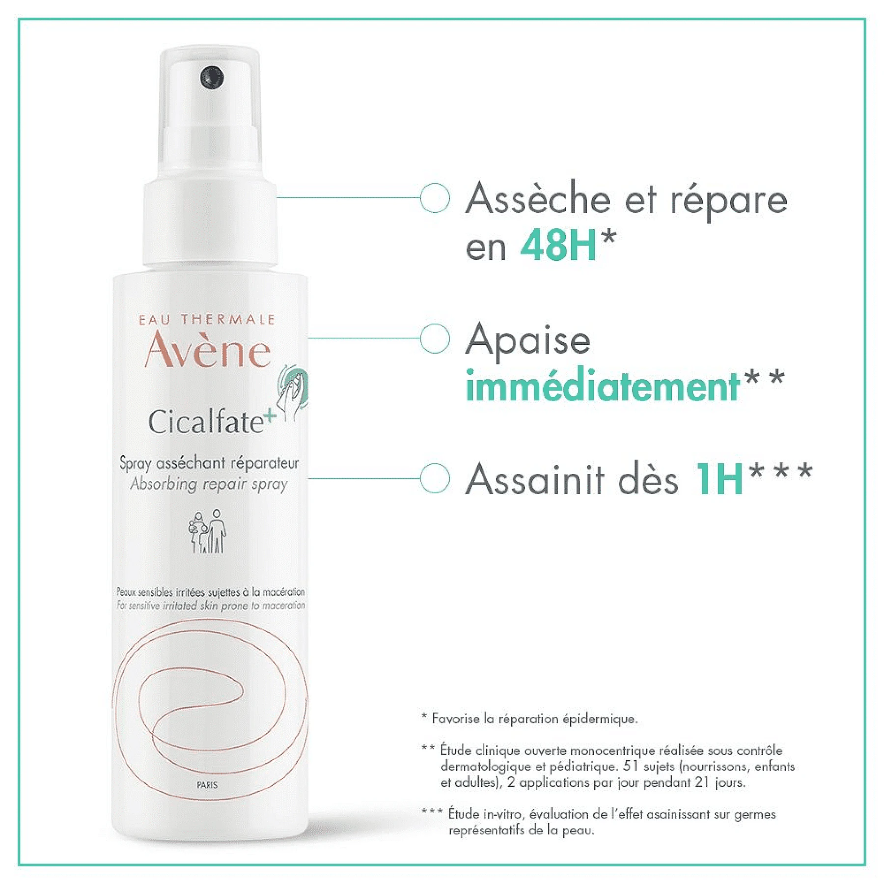 Avène Cicalfate Spray Asséchant Reparateur et Apaisant 100ml
