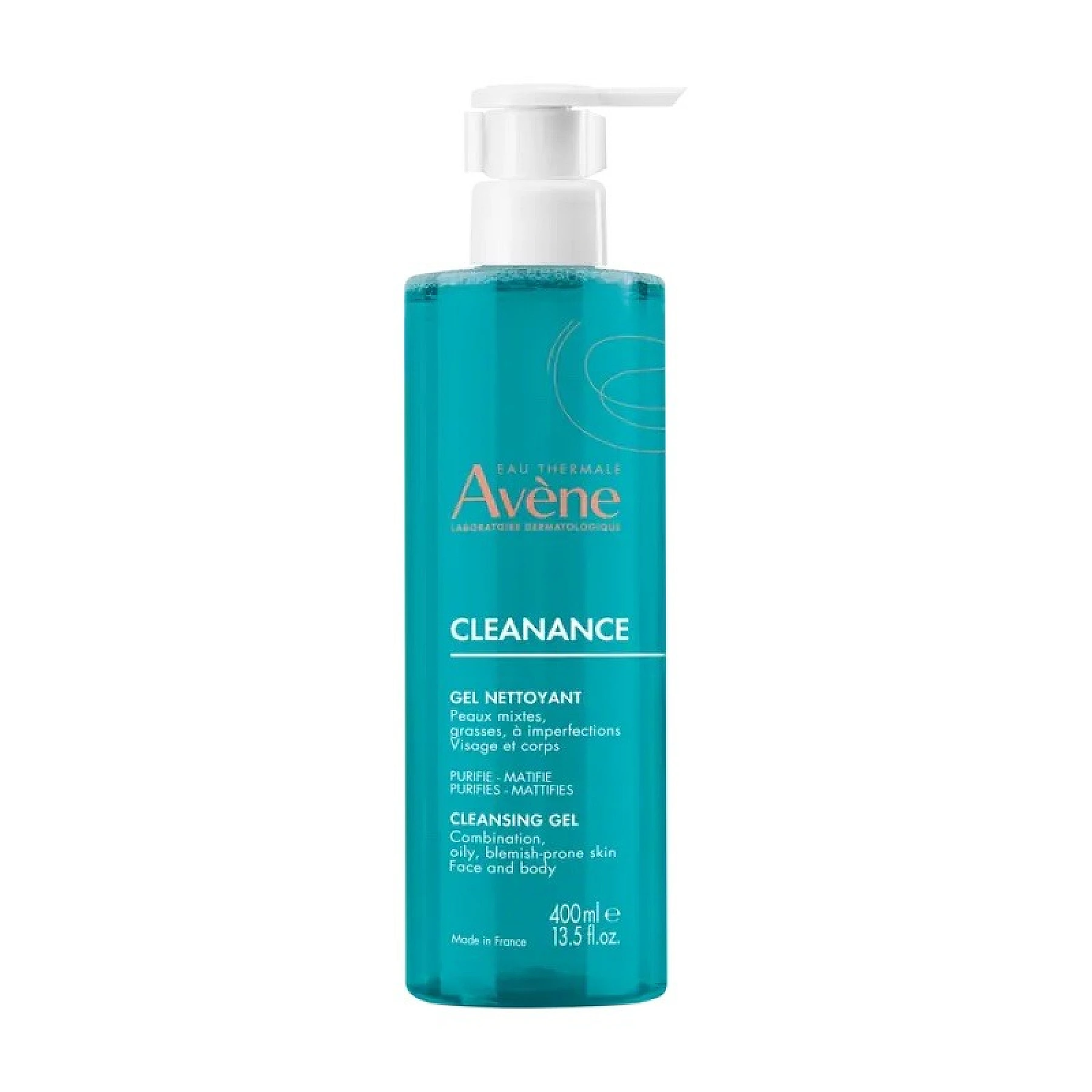 Avene CLEANANCE Gel Nettoyant Peaux Grasses à Imperfections 400 ml
