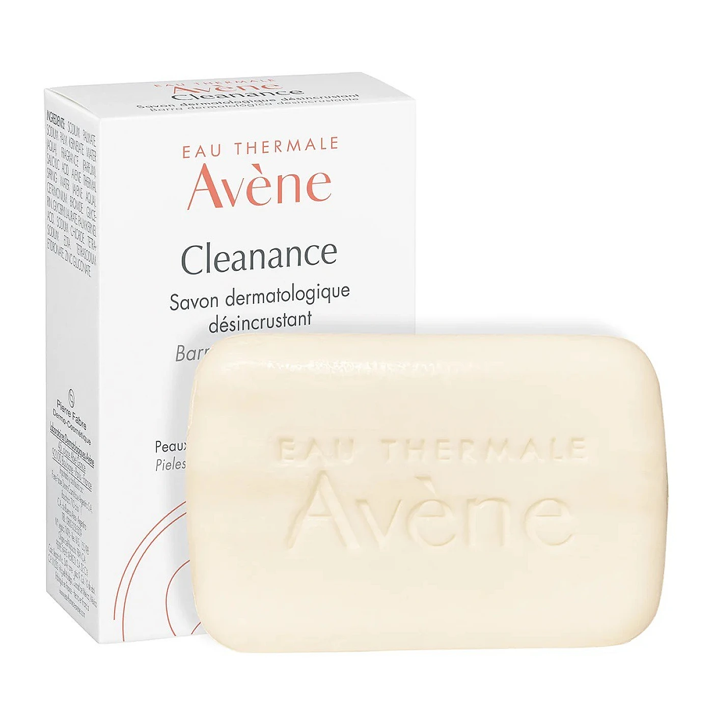 Avene Nettoyant Solide Désincrustant Peau grasse Imperfections 100g