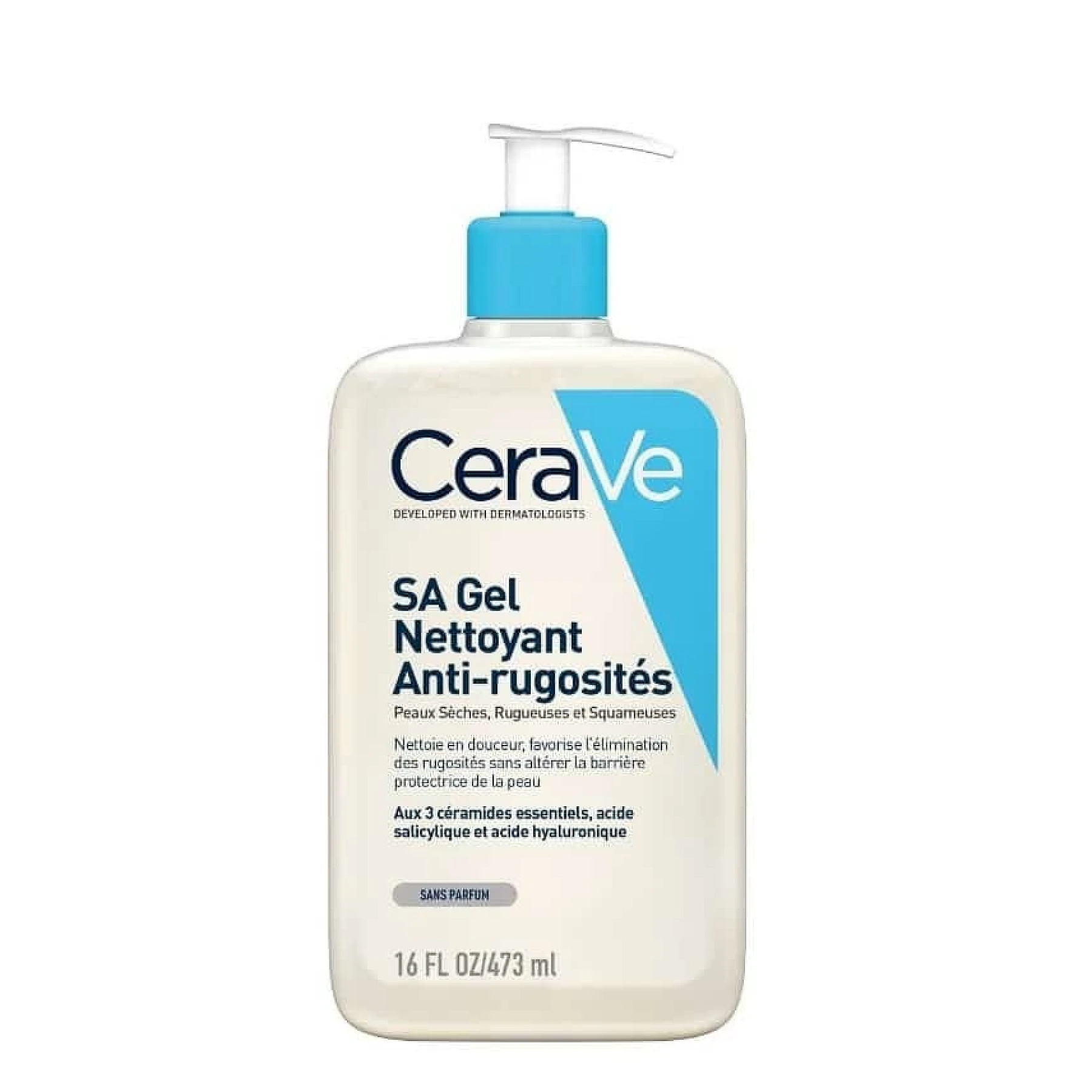 CeraVe SA Gel Nettoyant Anti-Rugosités 473 ml
