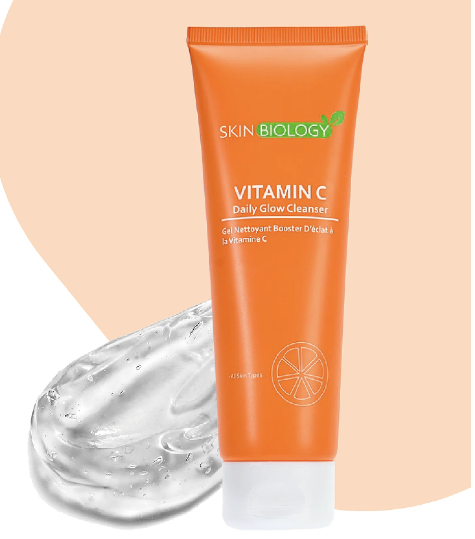 Skin Biology Gel Nettoyant Booster d'Éclat à la Vitamine C 120ml – SKIN BIOLOGY 120 ml