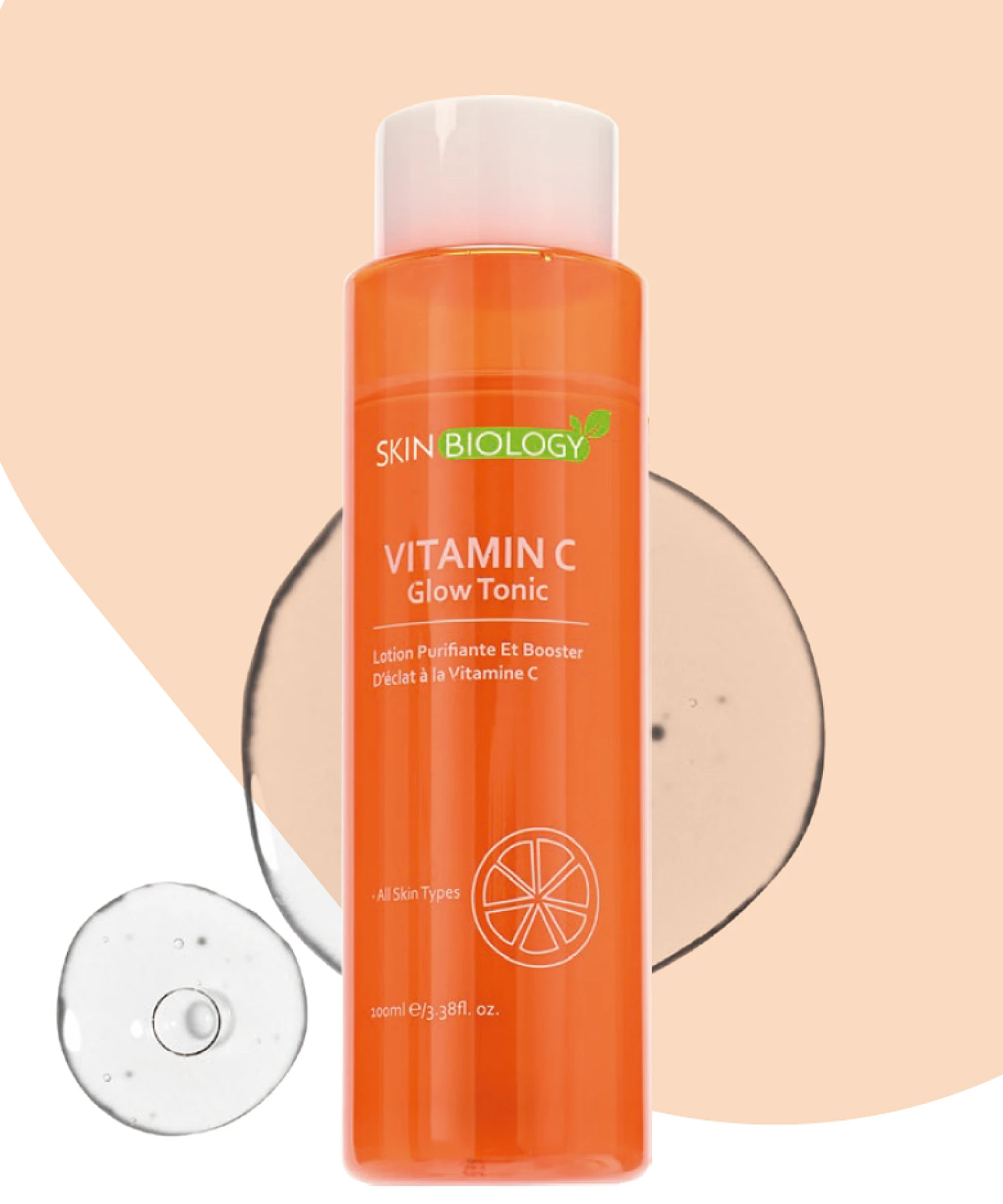 Skin Biology Lotion Purifiante Booster d'Éclat à la Vitamine C 100ml – SKIN BIOLOGY 100ML