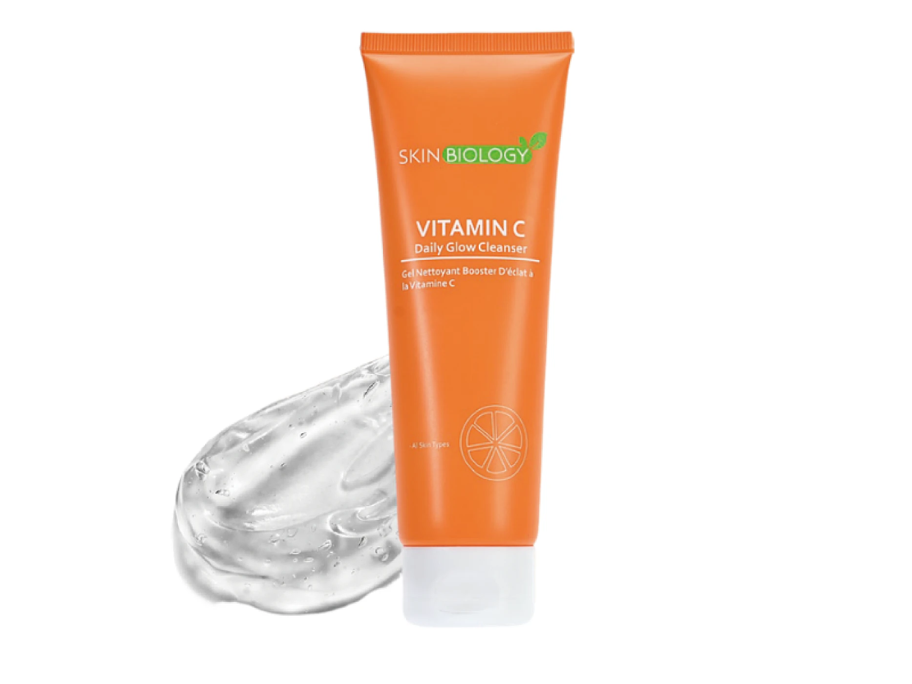 Skin Biology Gel Nettoyant Booster d'Éclat à la Vitamine C 120ml