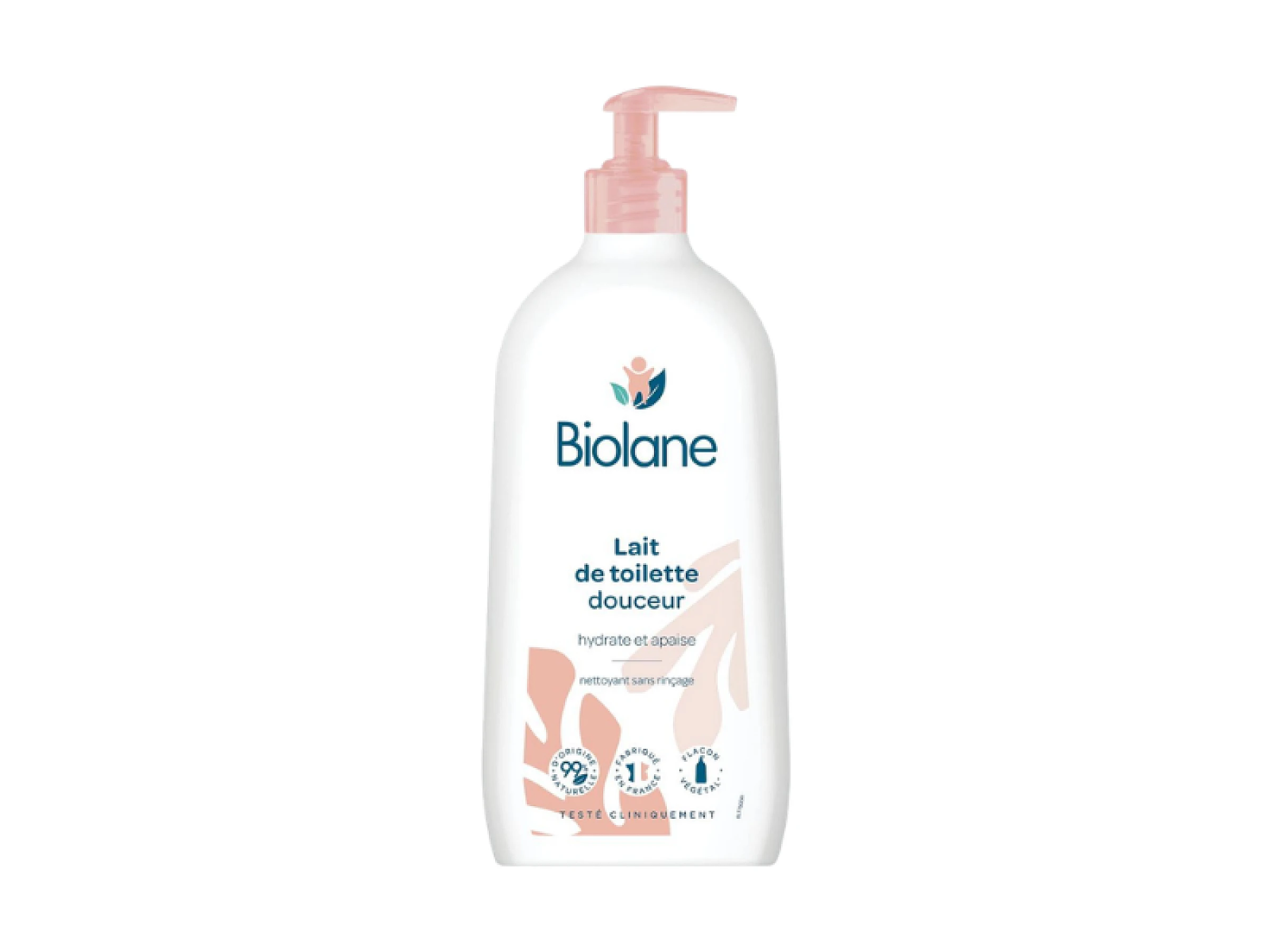 BIOLANE Lait de Toilette Doux Sans Rinçage 750ml