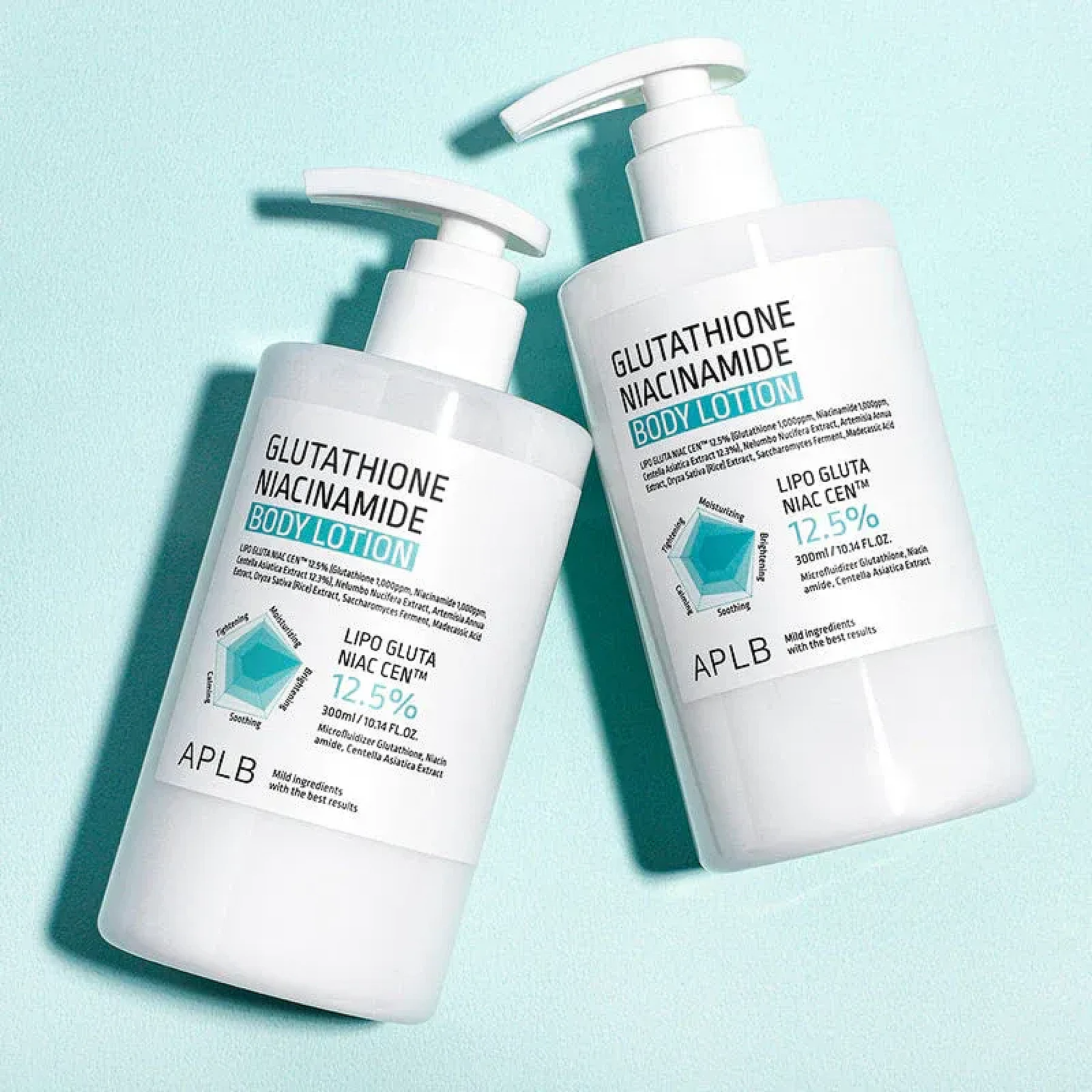 APLB Lait Corporelle au Glutathion et à la Niacinamide 300 ml