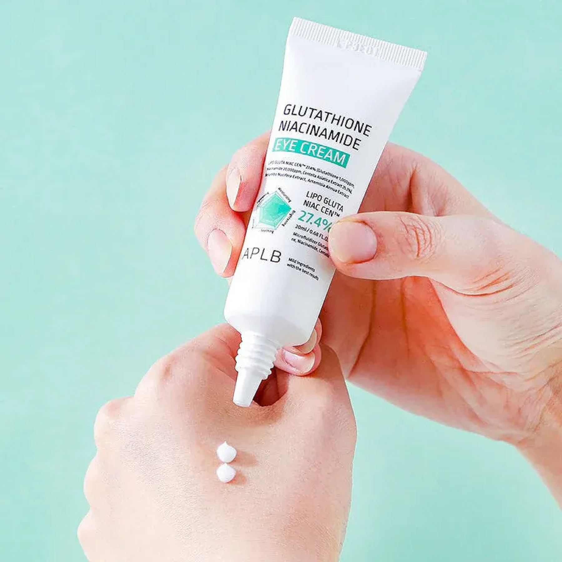 APLB Glutathione Niacinamide Crème Éclat Contour Yeux Anti Poches 20 ml – APLB 20ml