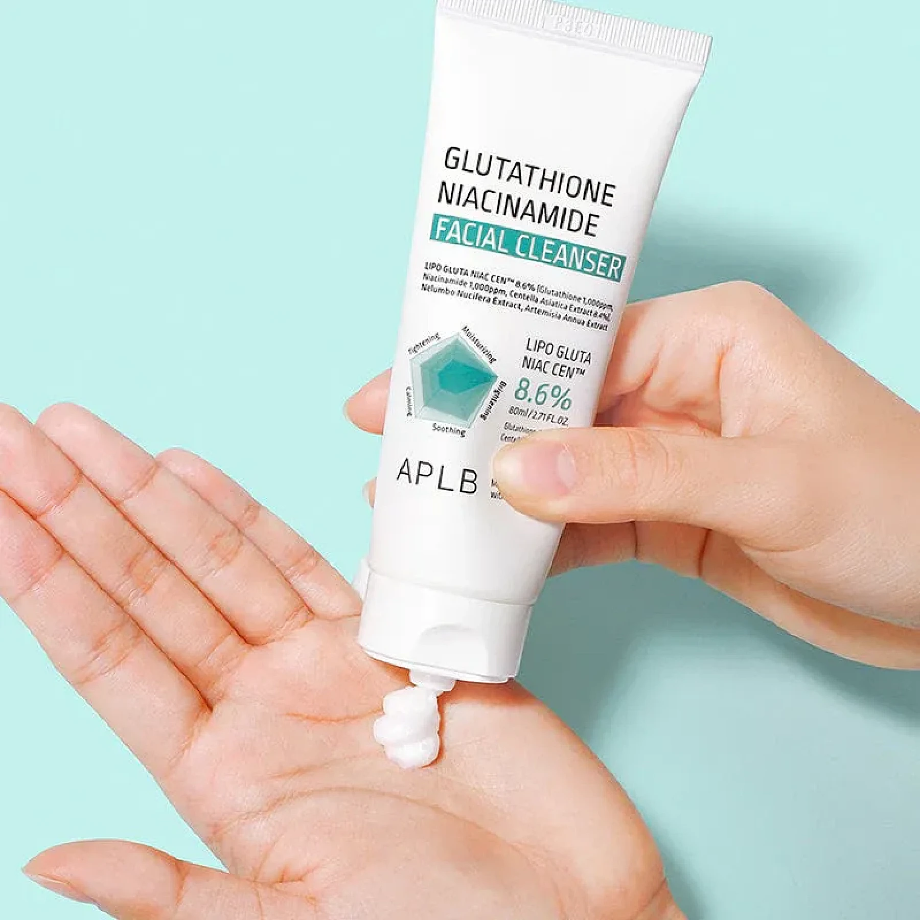 APLB Glutathione Niacinamide Crème Nettoyant Doux 80 ml – APLB 80ml