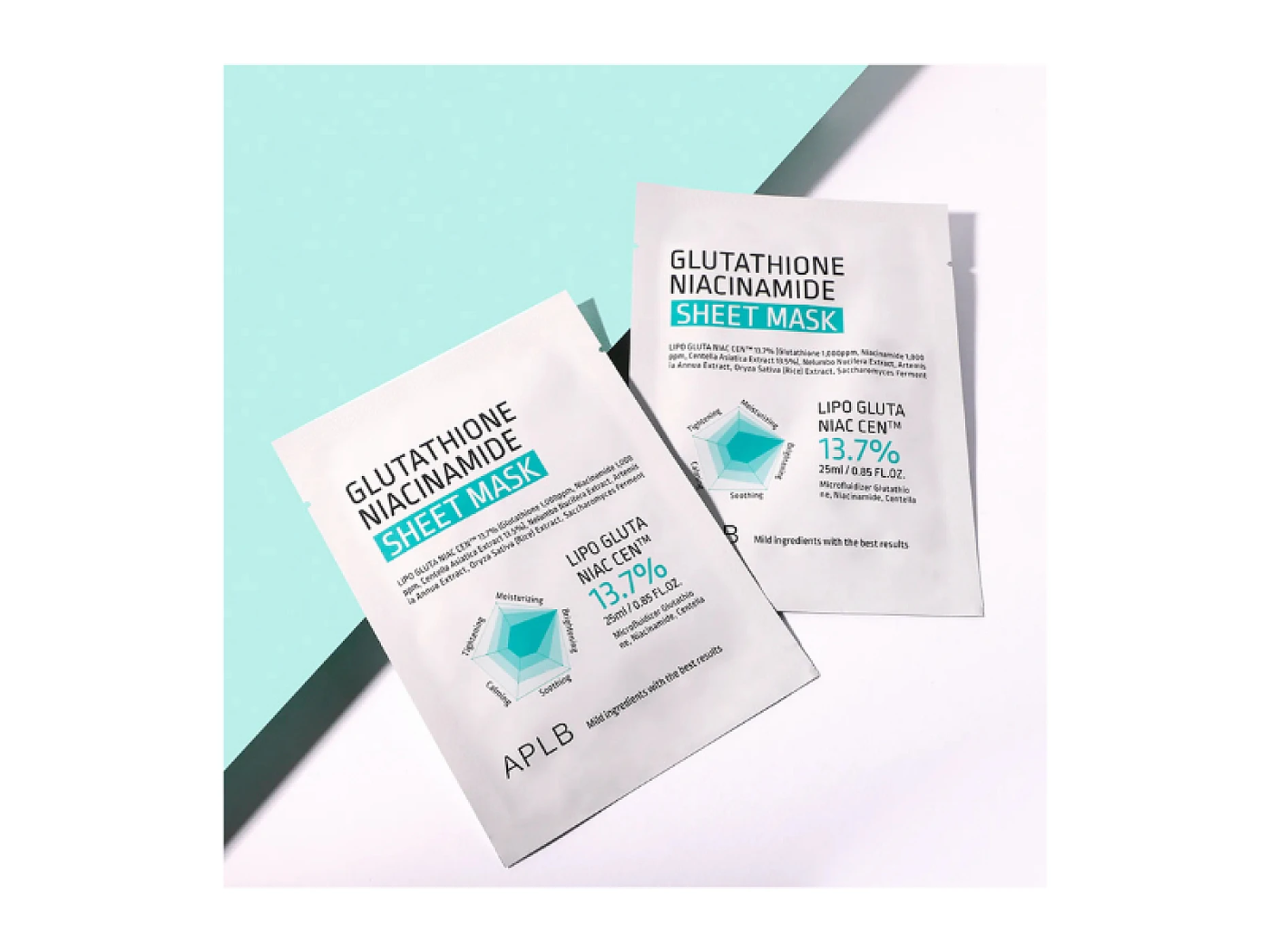 APLB Glutathione Niacinamide Sheet Mask 25ml