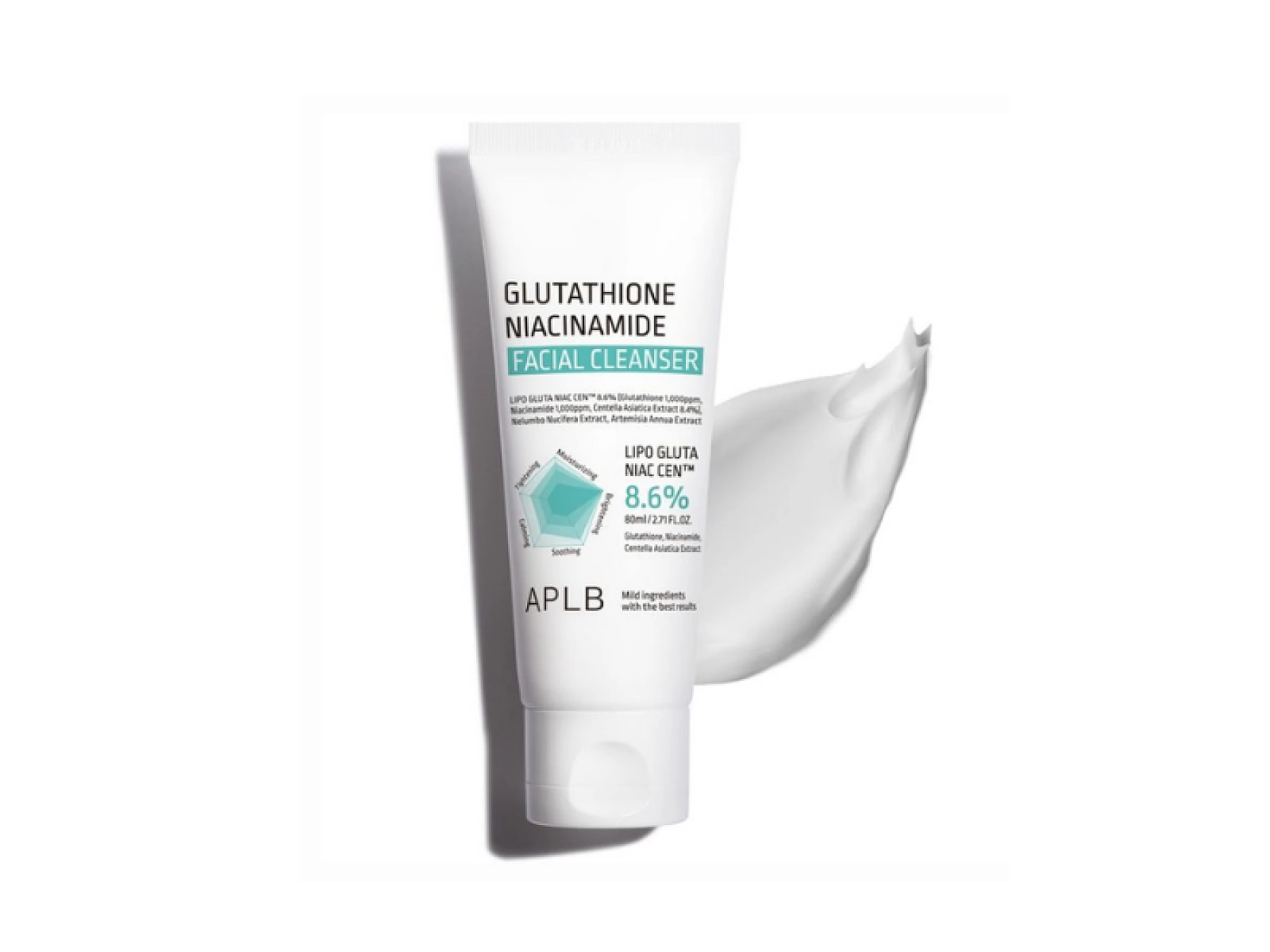 APLB Glutathione Niacinamide Crème Nettoyant Doux 80 ml