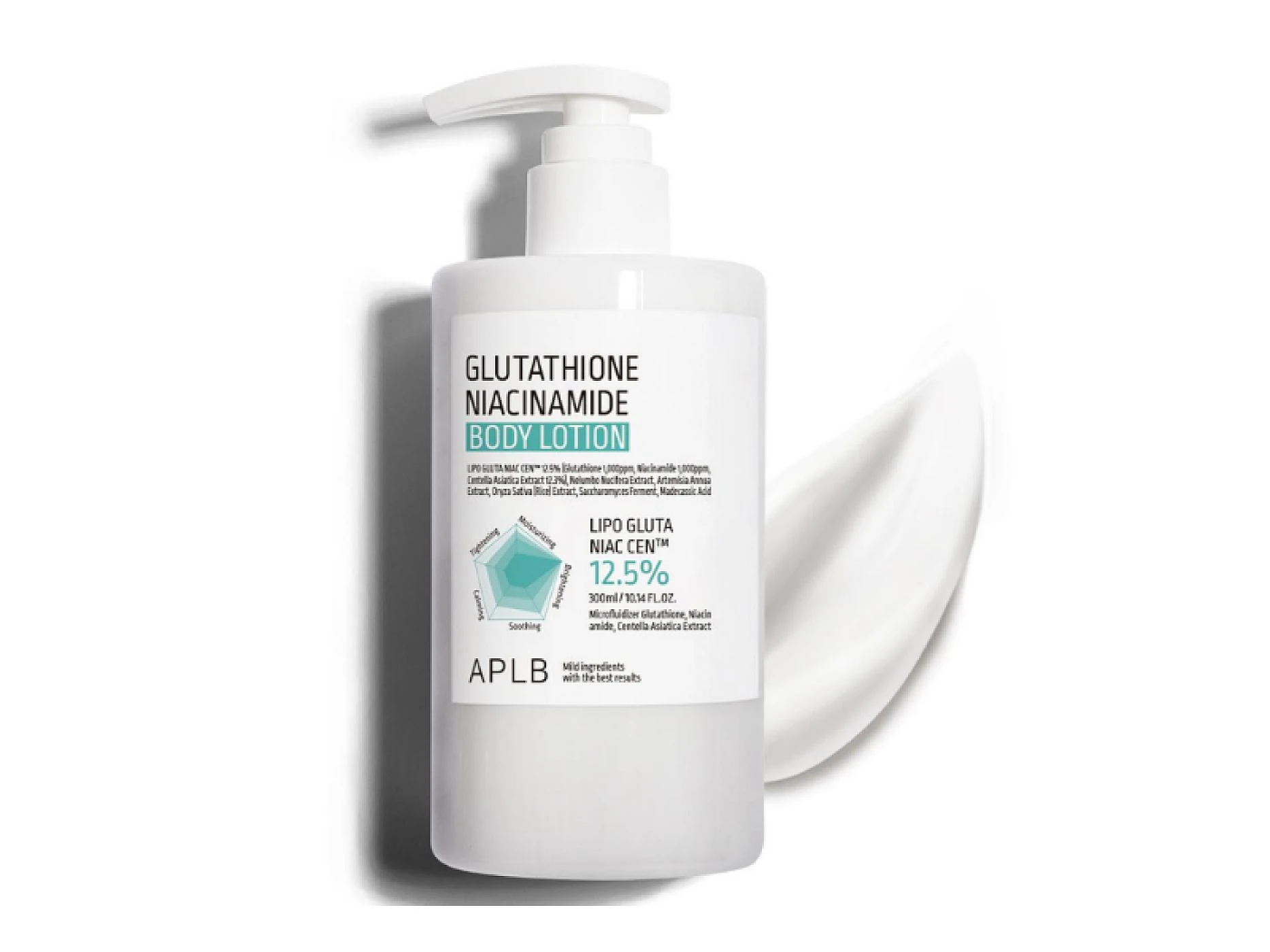 APLB Lait Corporelle au Glutathion et à la Niacinamide 300 ml