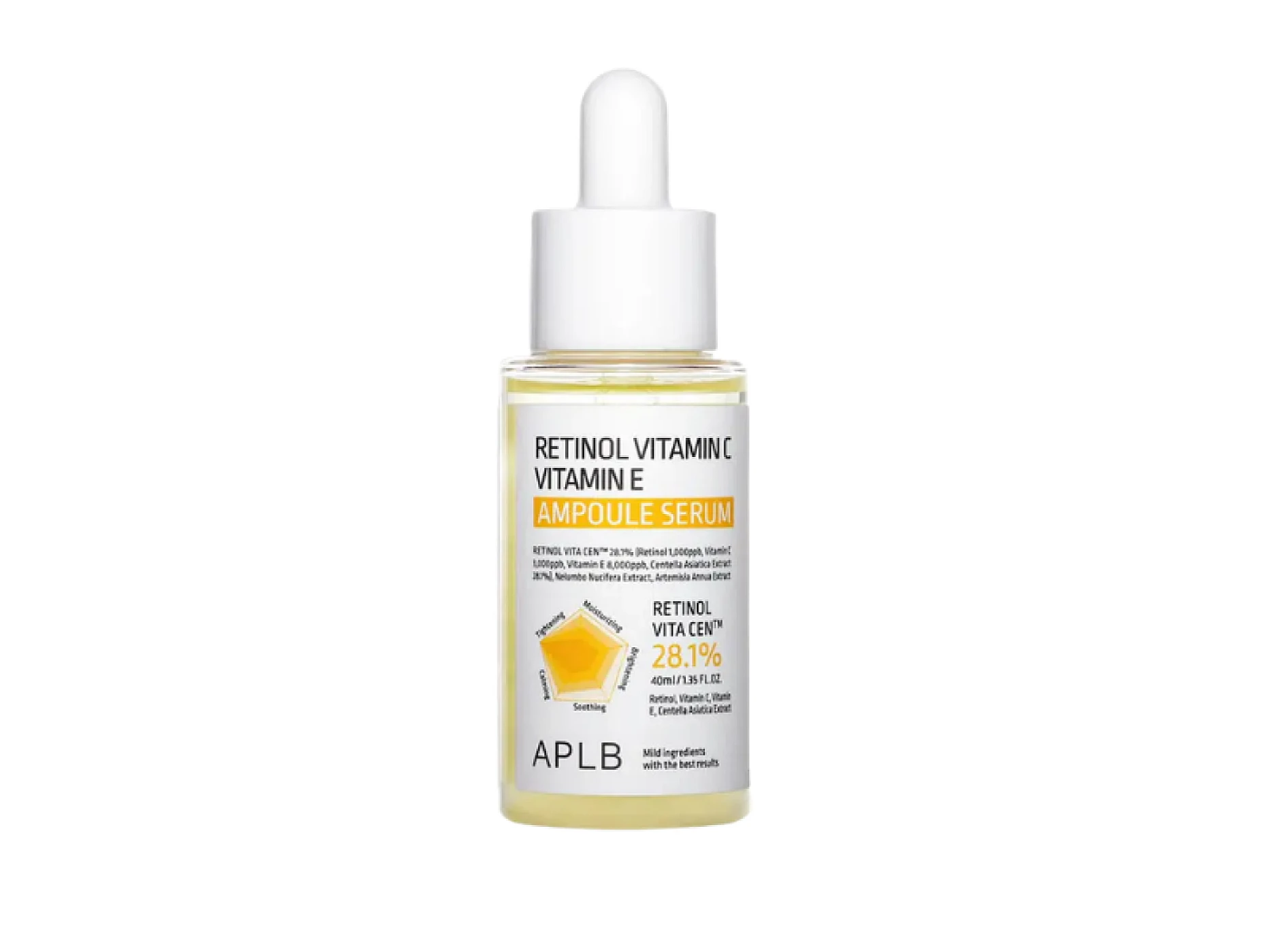 APLB Sérum Ampoule Anti Age Illuminateur Rétinol et Vitamin C 40 ml