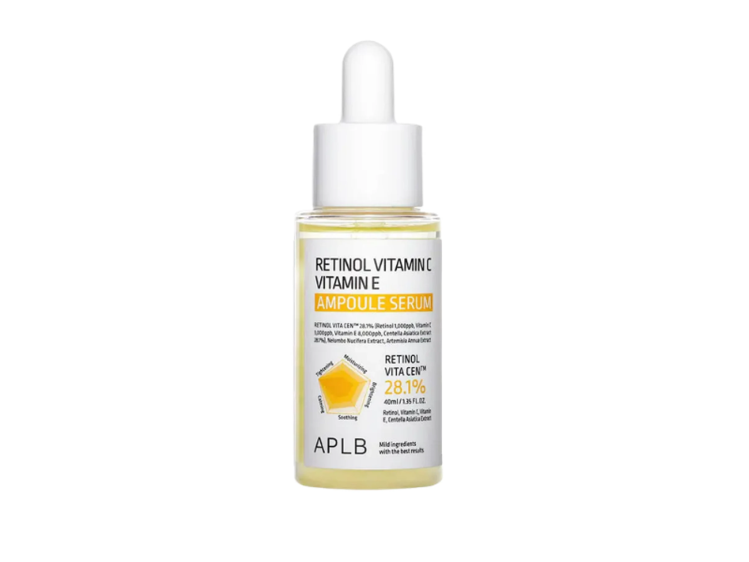APLB Sérum Ampoule Anti Age Illuminateur Rétinol et Vitamin C 40 ml