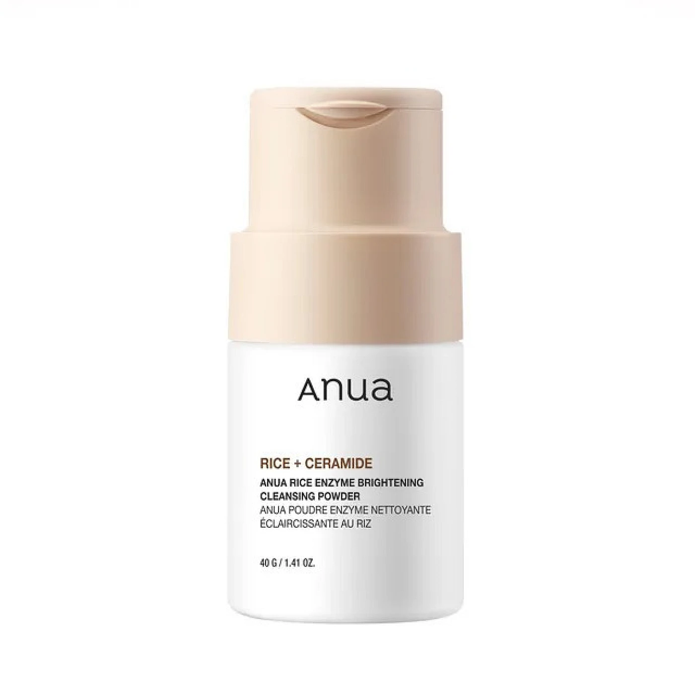 Anua Poudre Nettoyante Éclaircissante aux Enzymes de Riz 40 g