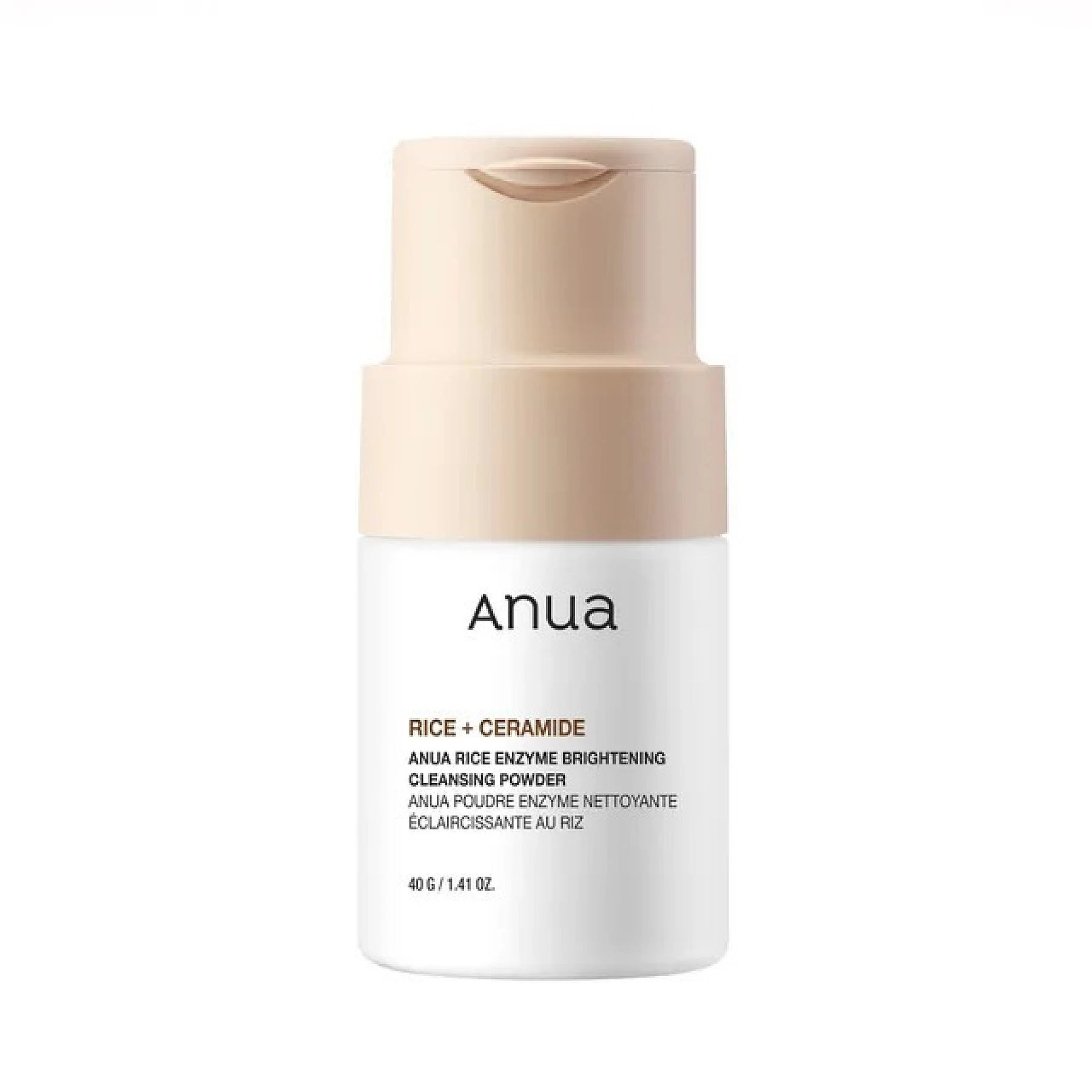 Anua Poudre Nettoyante Éclaircissante aux Enzymes de Riz 40 g