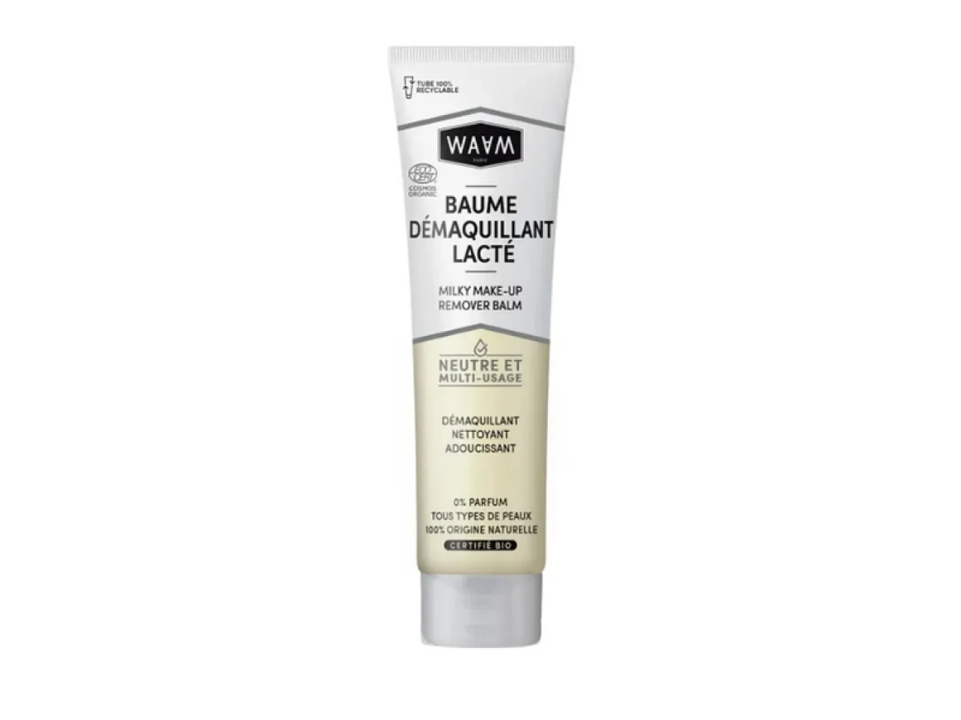 WAAM Baume Démaquillant Lacté Bio 100ml