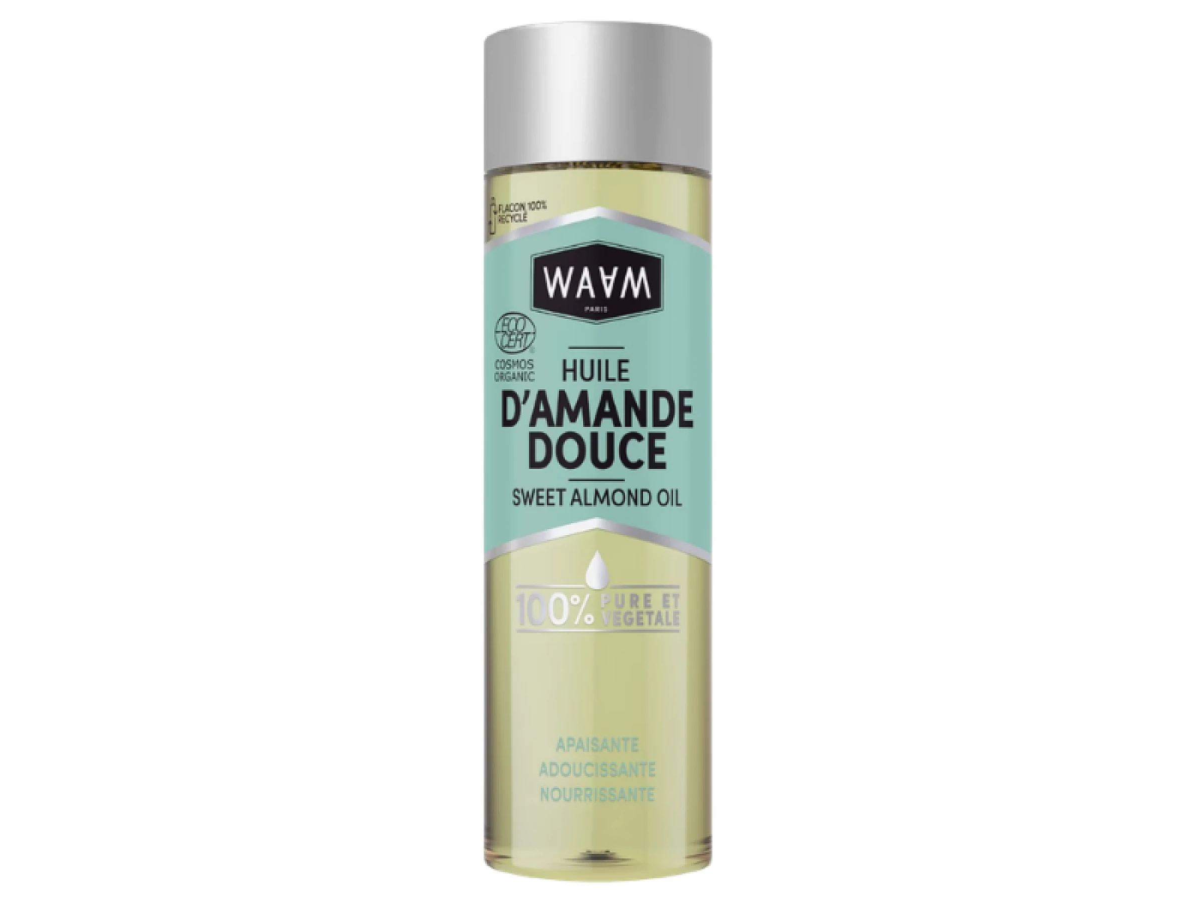 WAAM Huile Amande Douce Certifiée Bio 75 ml