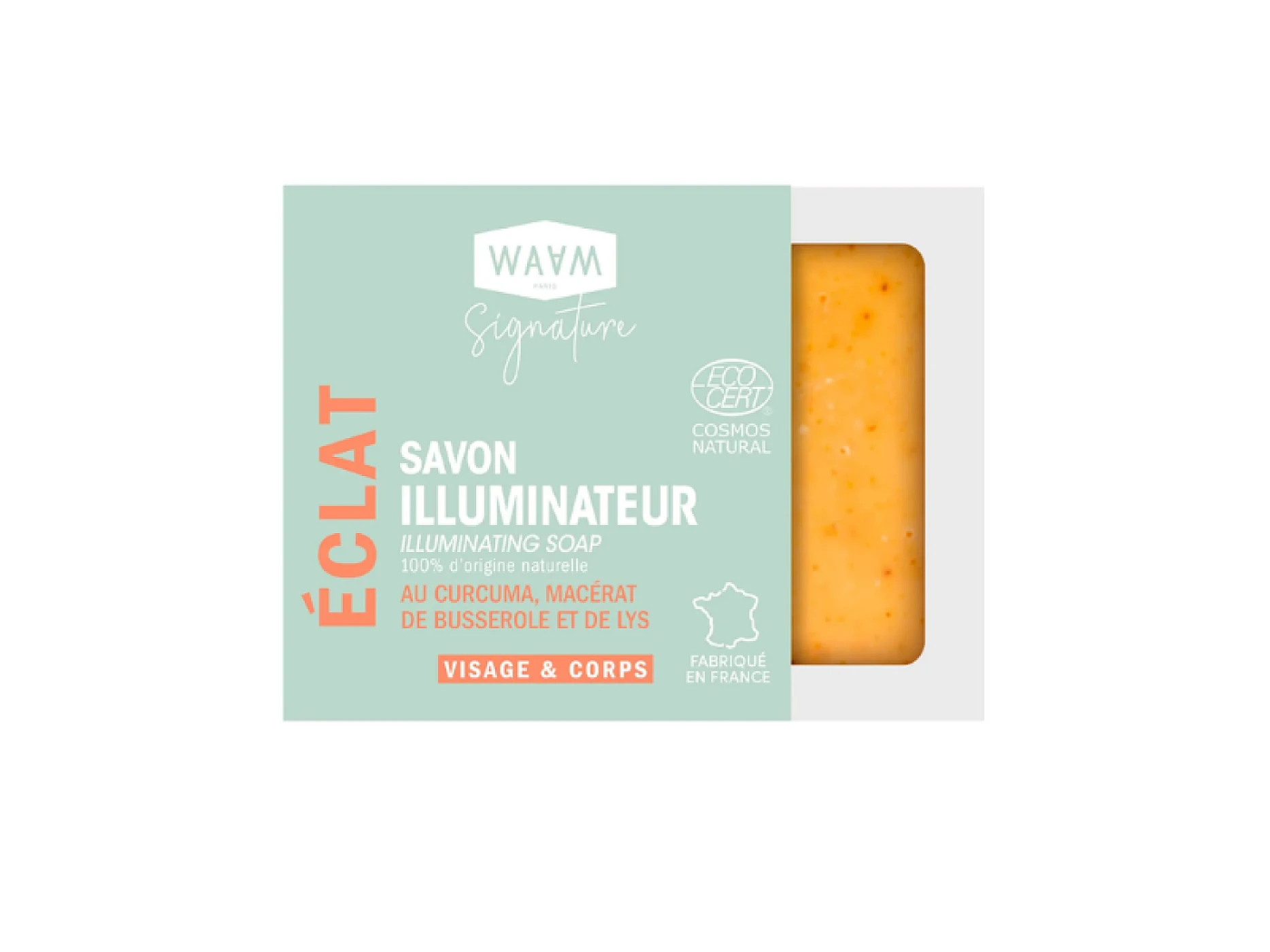 WAAM Savon Illuminateur Naturel 80 g