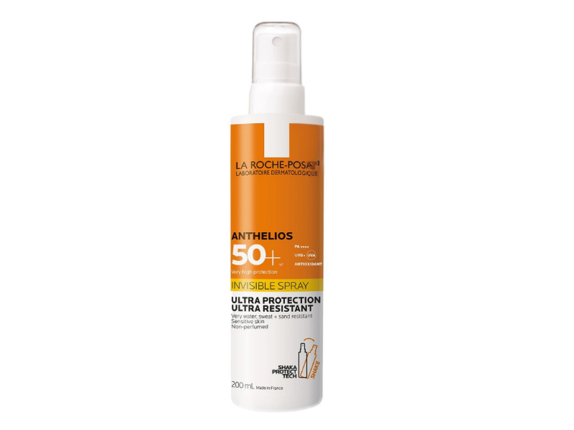 LA ROCHE-POSAY Anthelios Crème Solaire En Spray Invisible Visage et Corps SPF50 200ml