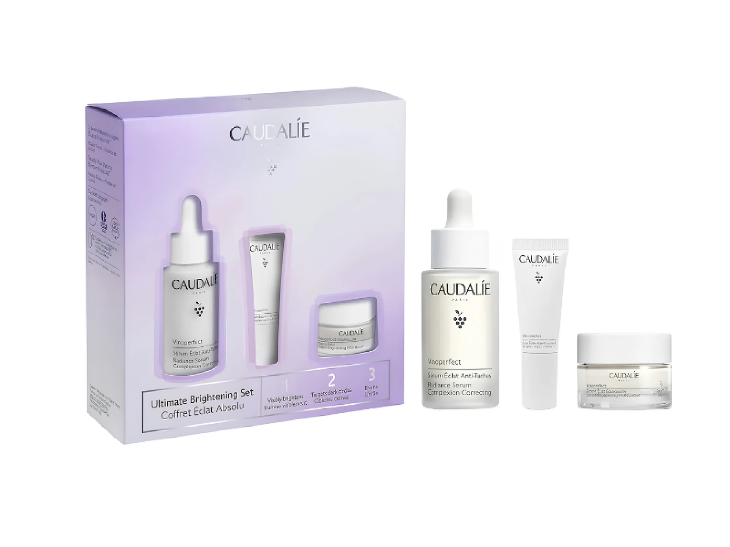 Caudalie Coffret Solution Vinoperfect Éclat Pack 3 produits – Caudalie Pack 3 produits